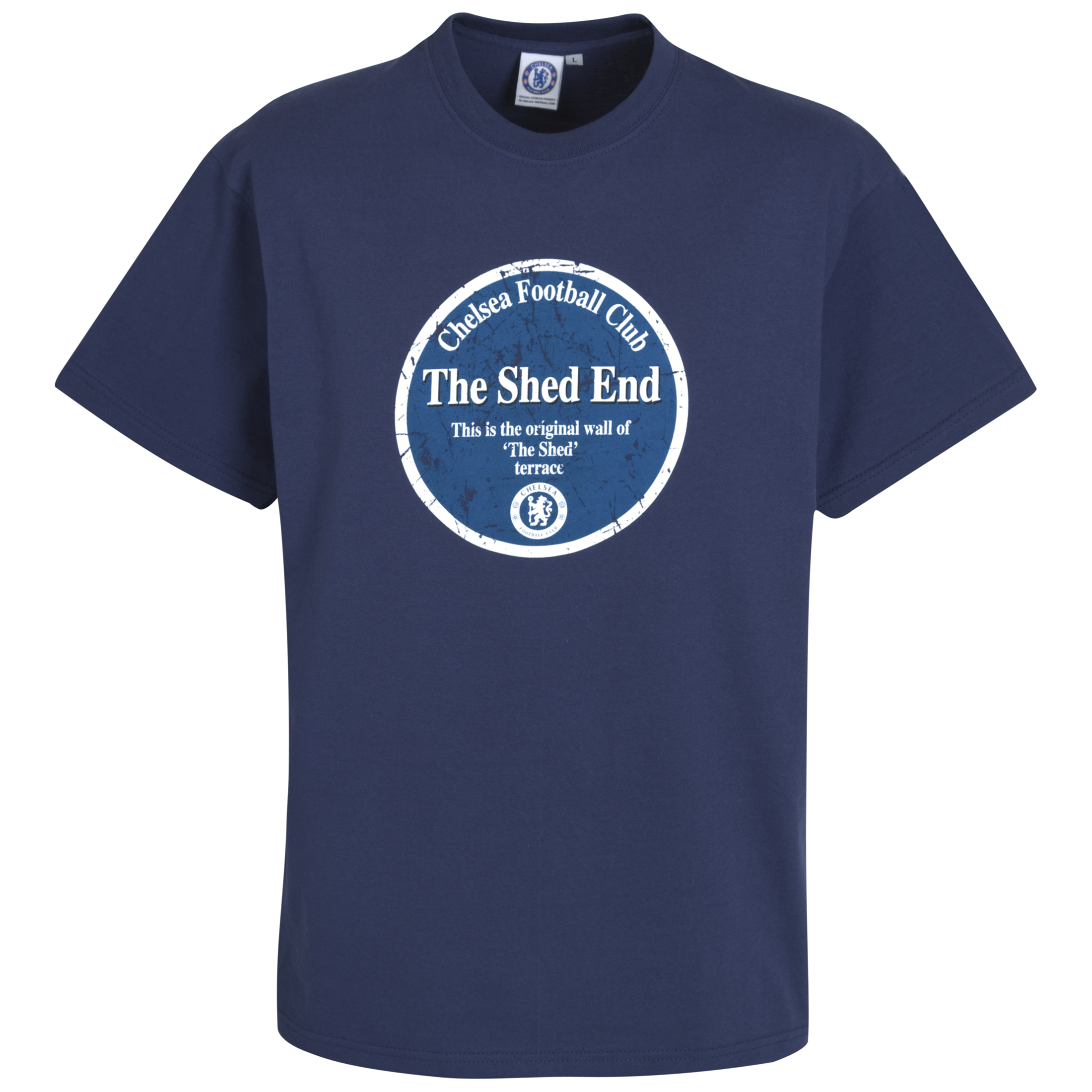 Chelsea Shed End Graphic T Shirt Navy