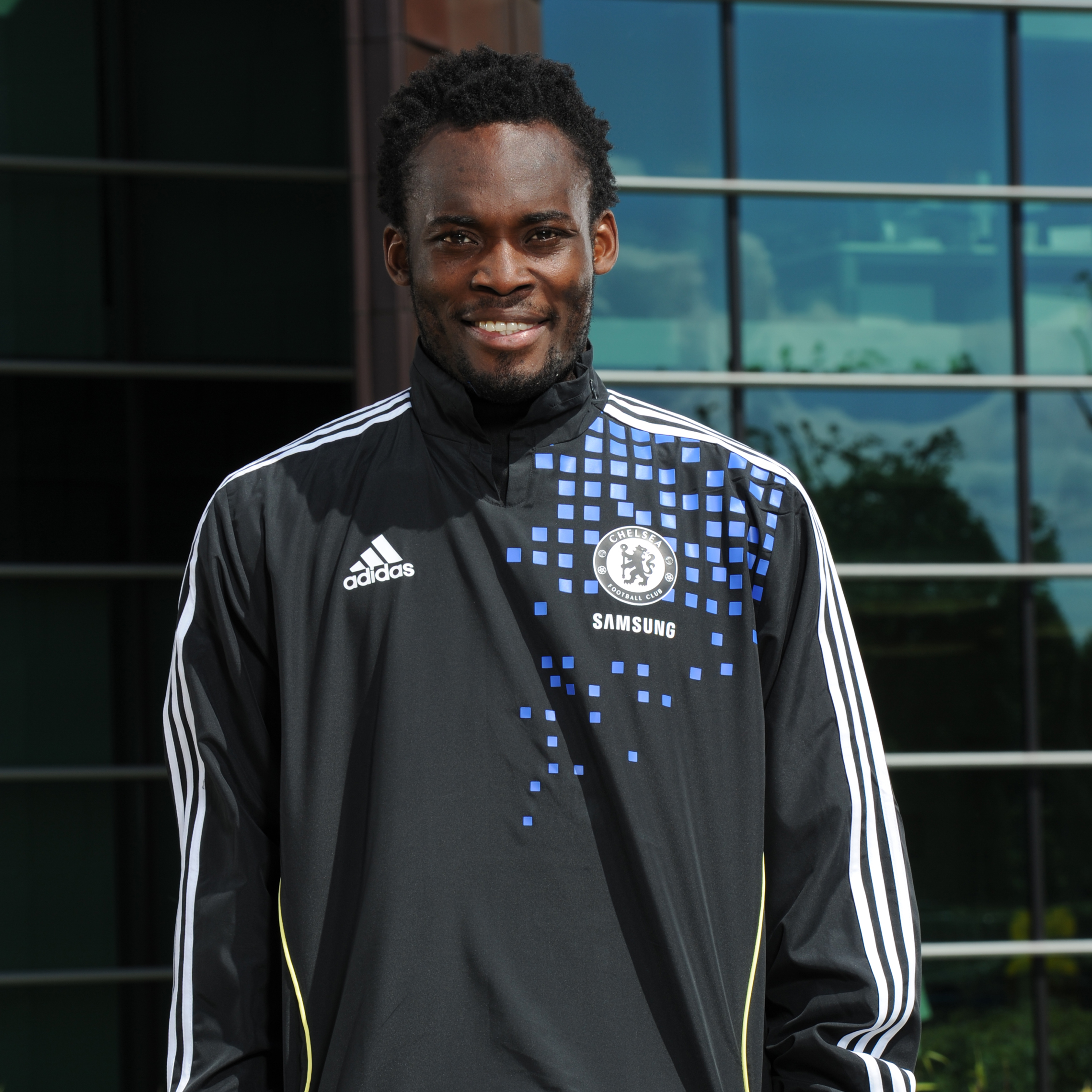 Chelsea Training Windbreaker BlackWhiteLemonsReflex Blue