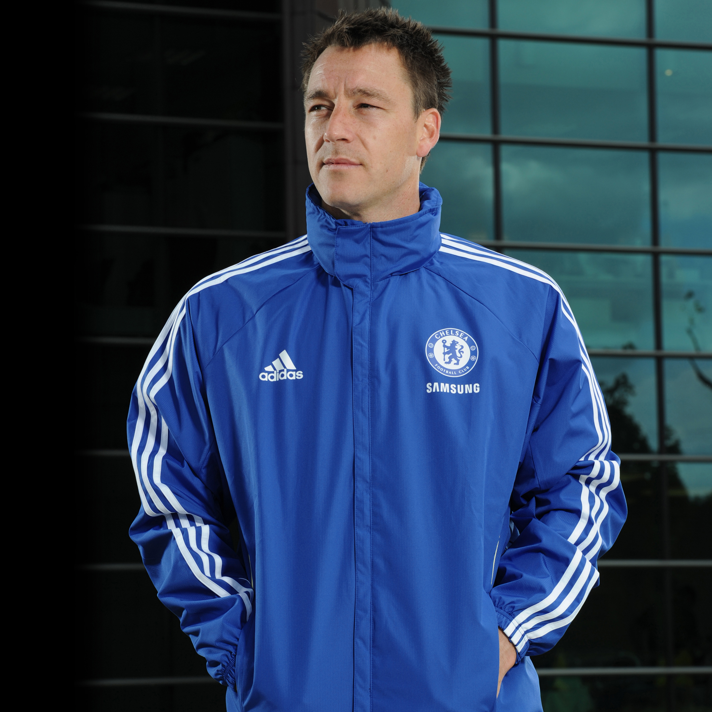 Chelsea Training All Weather Jacket Reflex BlueWhiteLemon