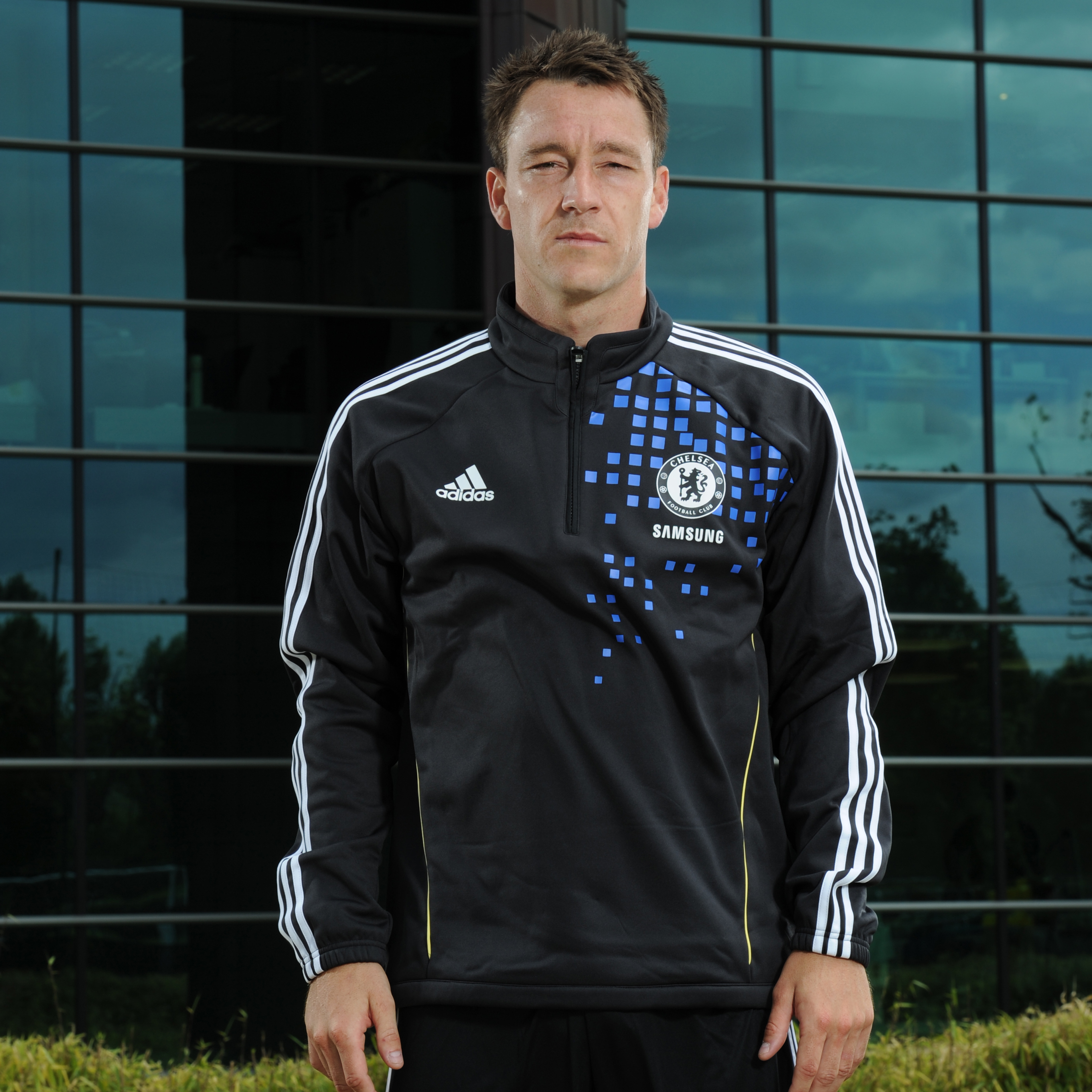 Chelsea Training Fleece BlackWhiteLemonReflex Blue