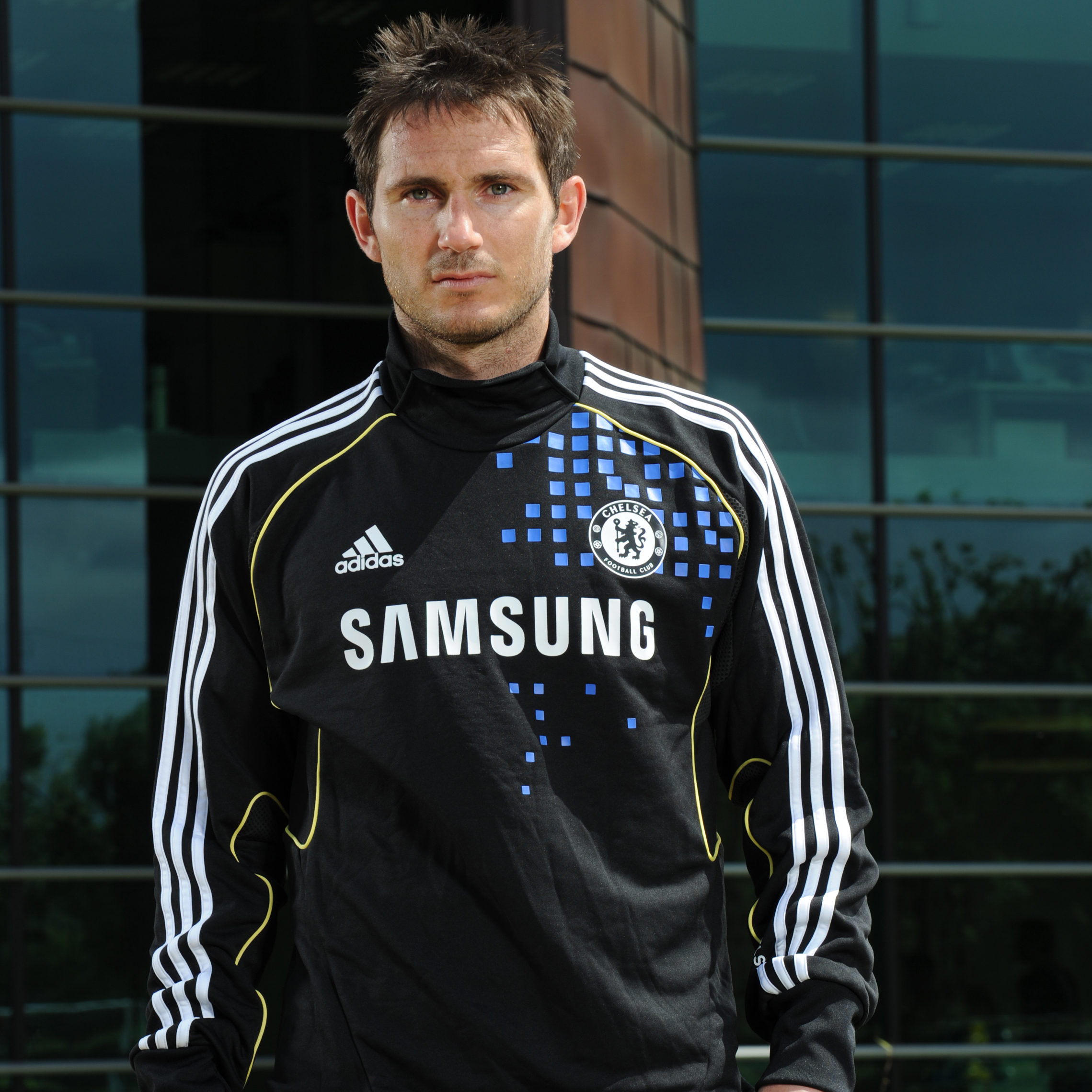 Chelsea Training Top BlackWhiteLemonReflex Blue