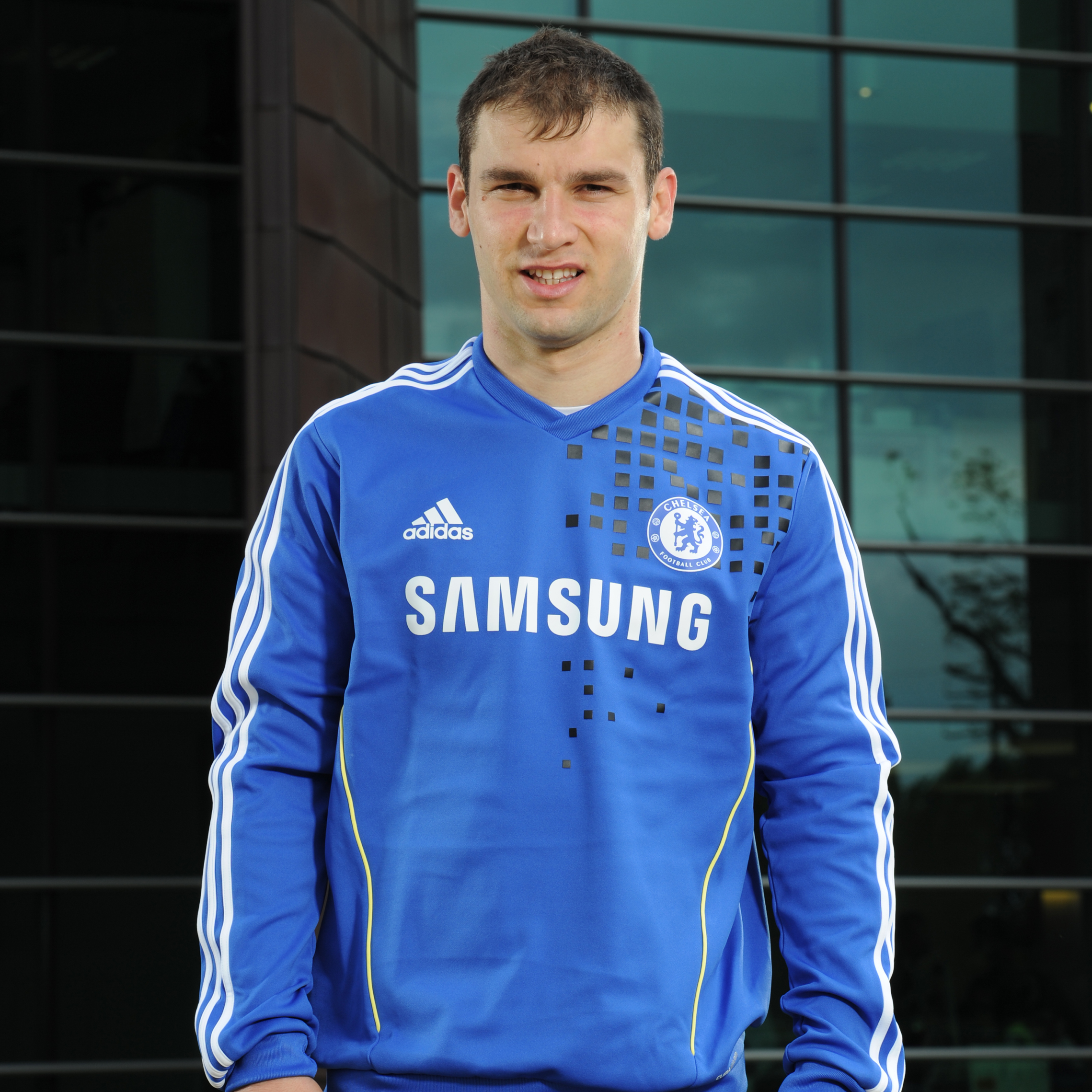 Chelsea Training Sweat Top Reflex BlueWhiteLemonBlack