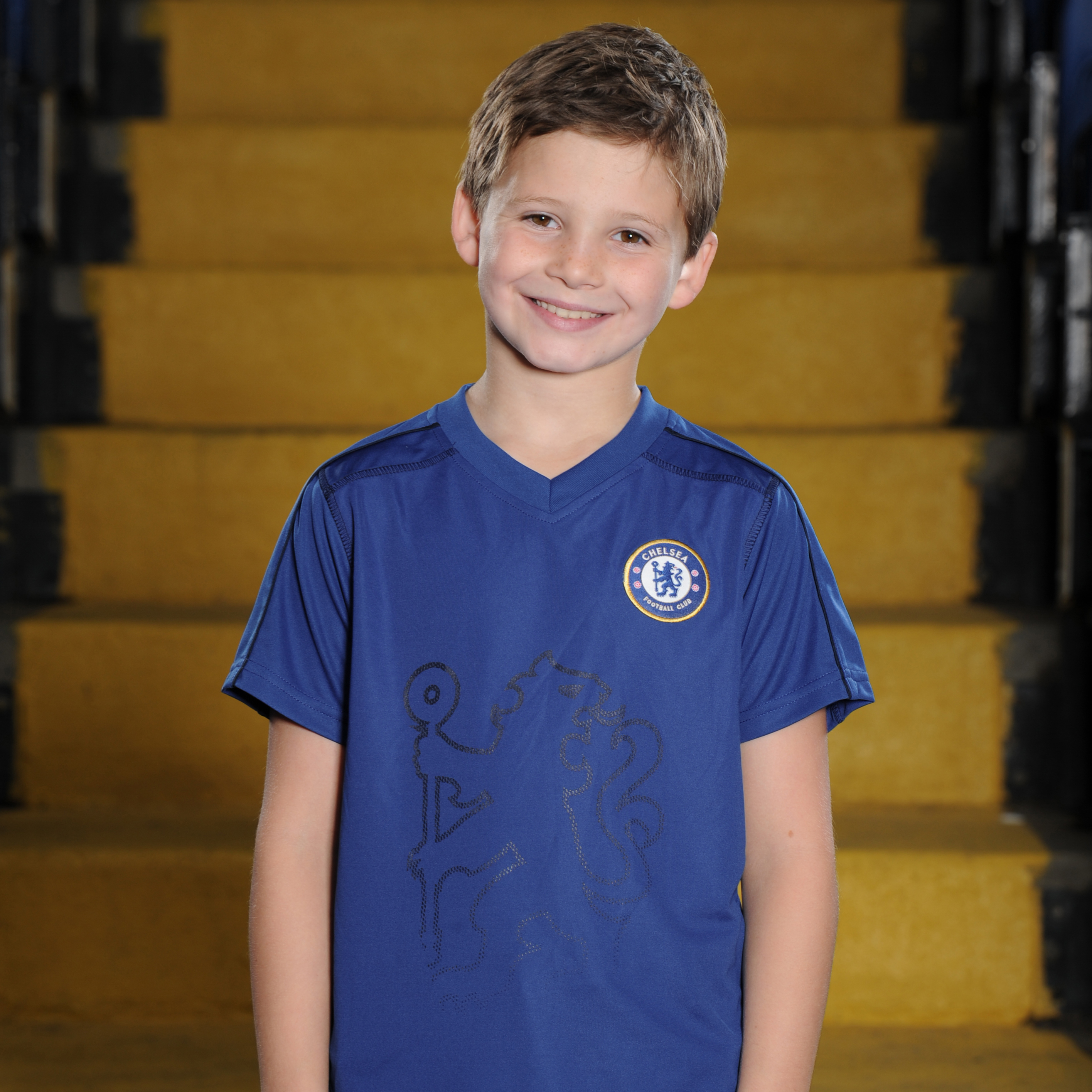Chelsea Core V Neck Poly Panel T-Shirt- Boys