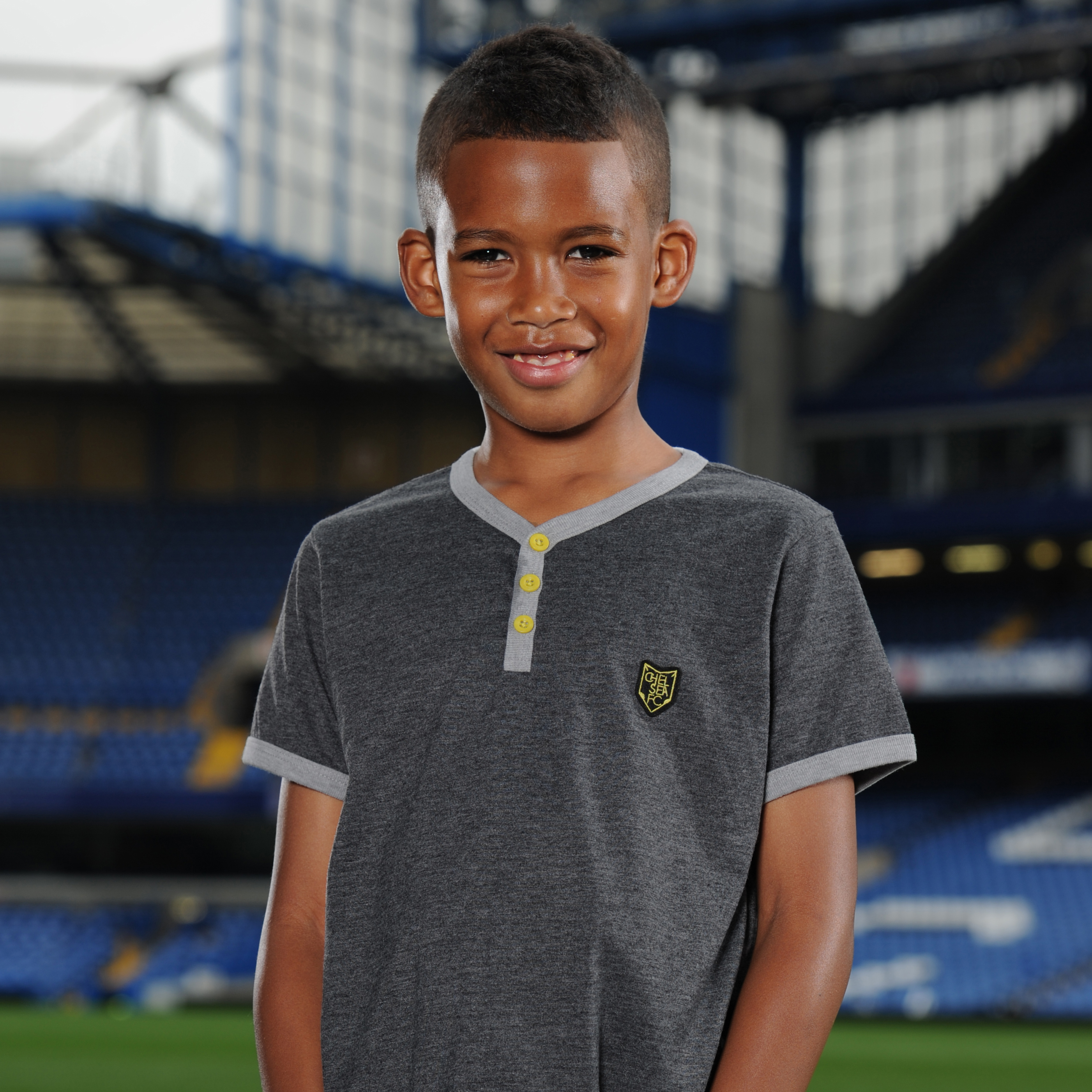 Chelsea Fashion Grandad T-Shirt- Boys