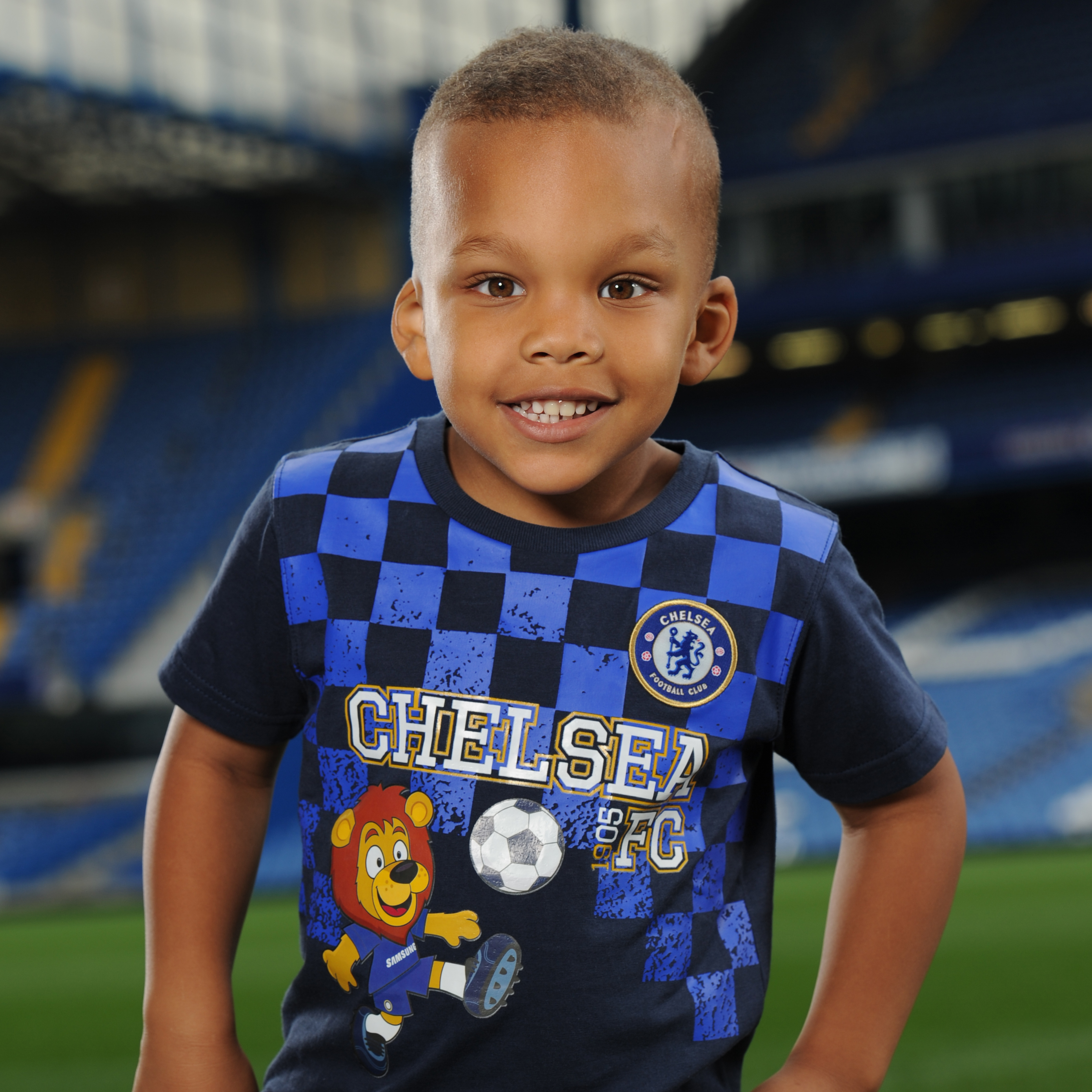 Chelsea Check Flag Stamford Graphic T-Shirt- Infant Boys