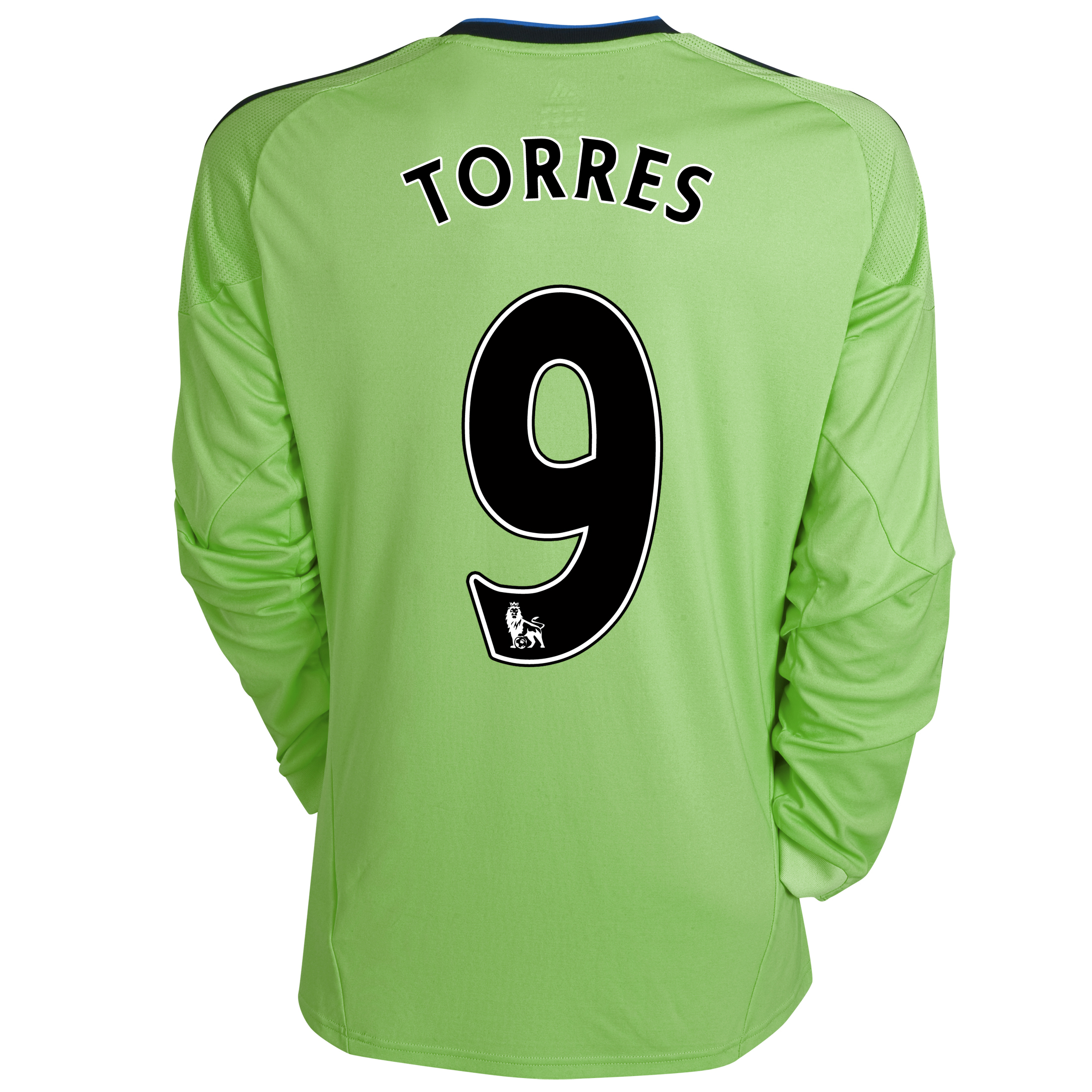 Chelsea Third Shirt 201011 with Torres 9 printing Long Sleeve
