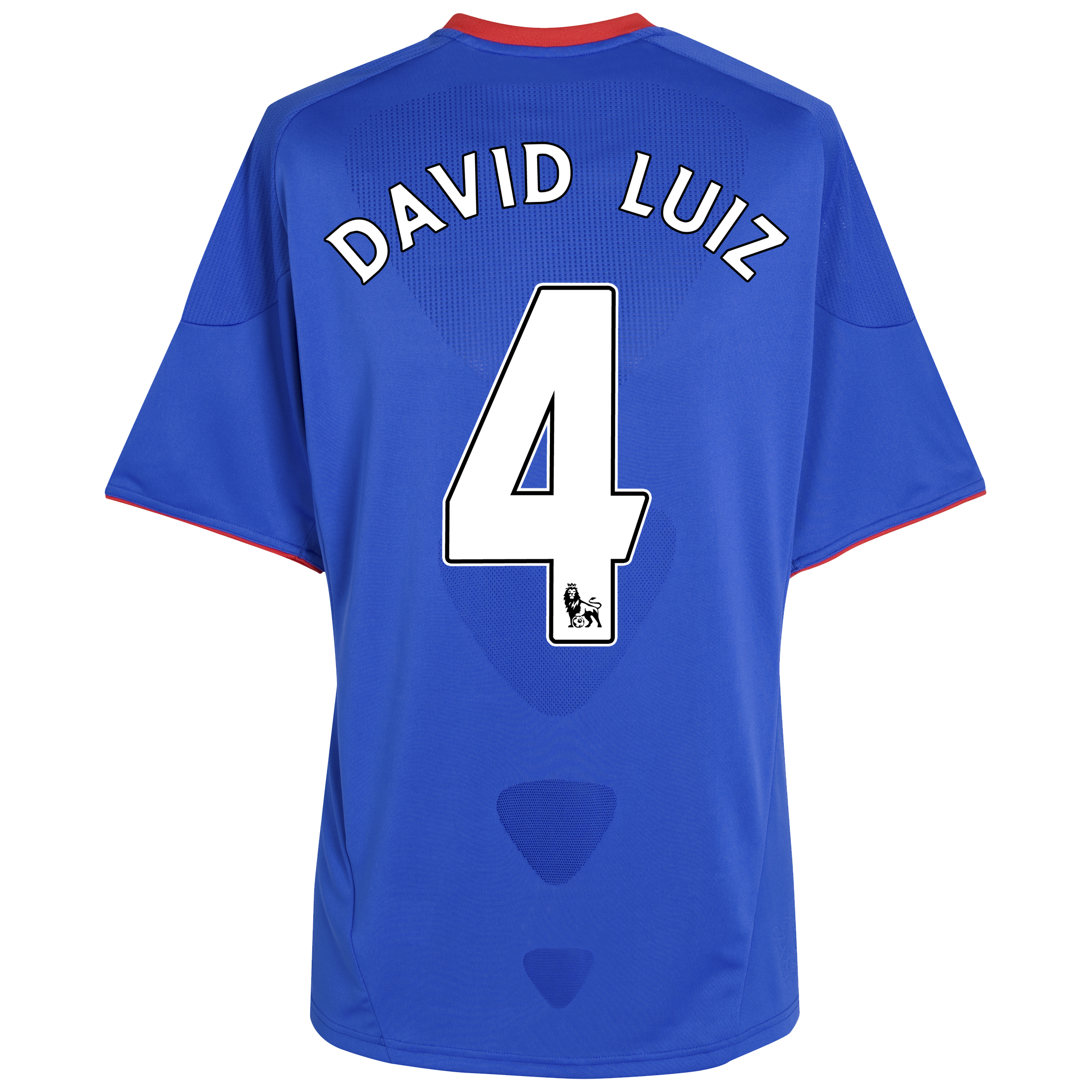 Chelsea Home Shirt 2010/11 with David Luiz 4 printing. Chelsea Home Shirt 2010/11 with David Luiz 4 printing.
