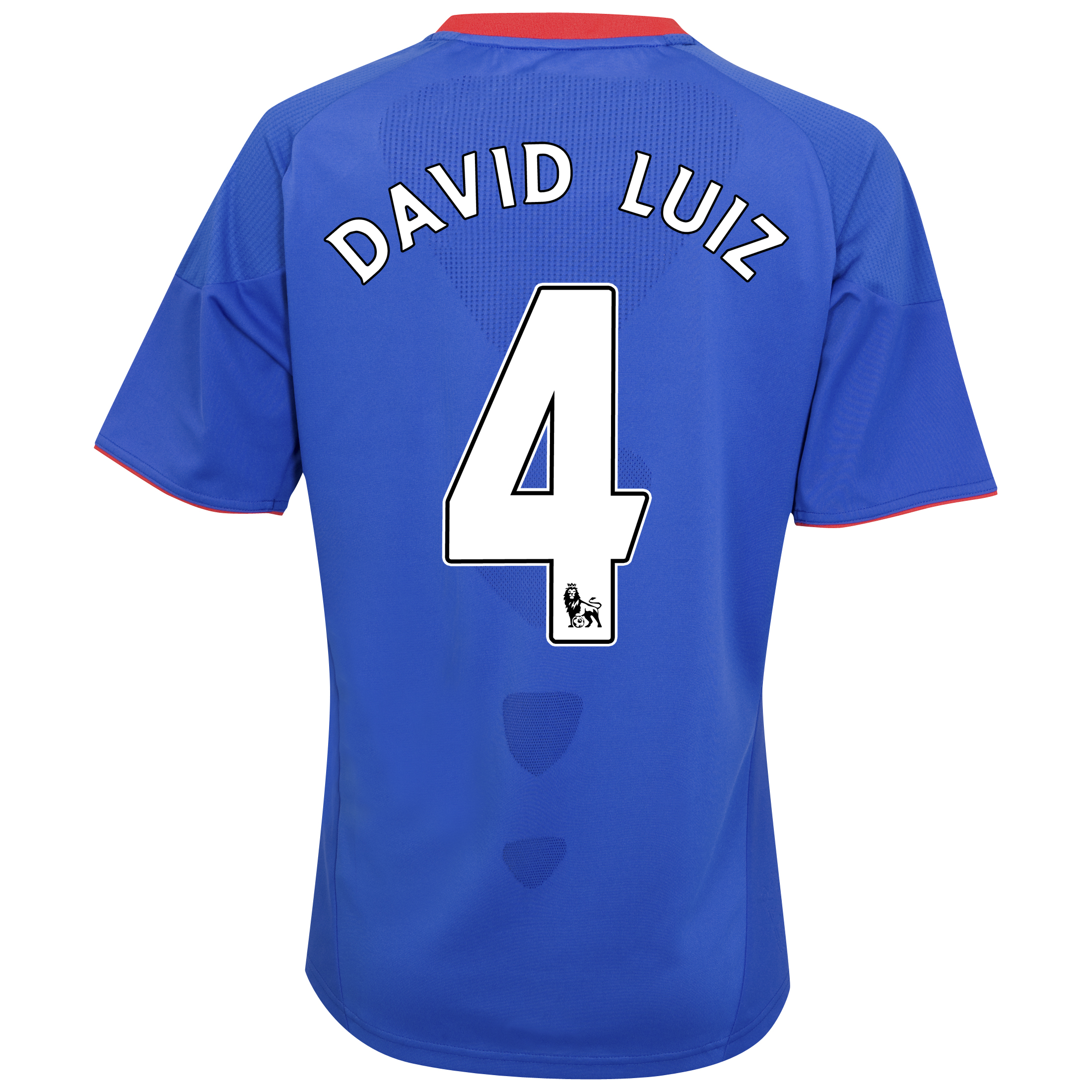 Chelsea Home Shirt 201011 with David Luiz 4 printing Womens