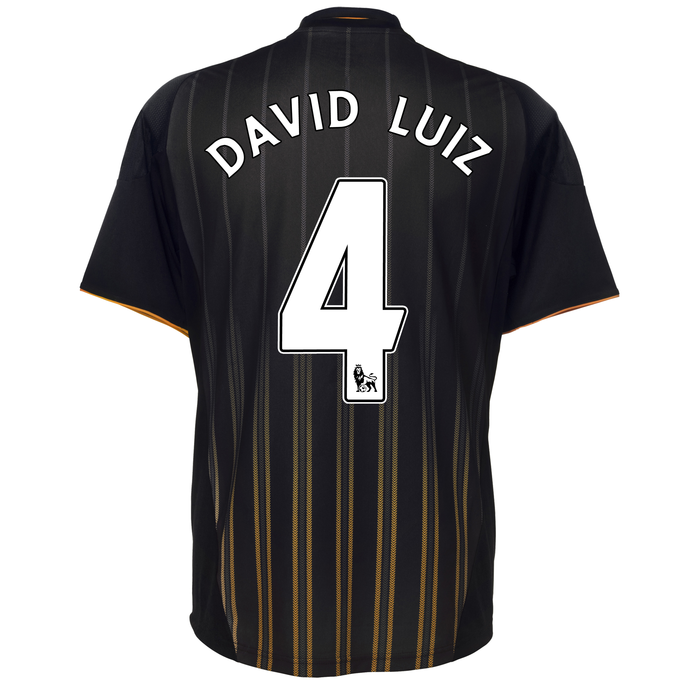 Chelsea Away Shirt 201011 with David Luiz 4 printing Kids