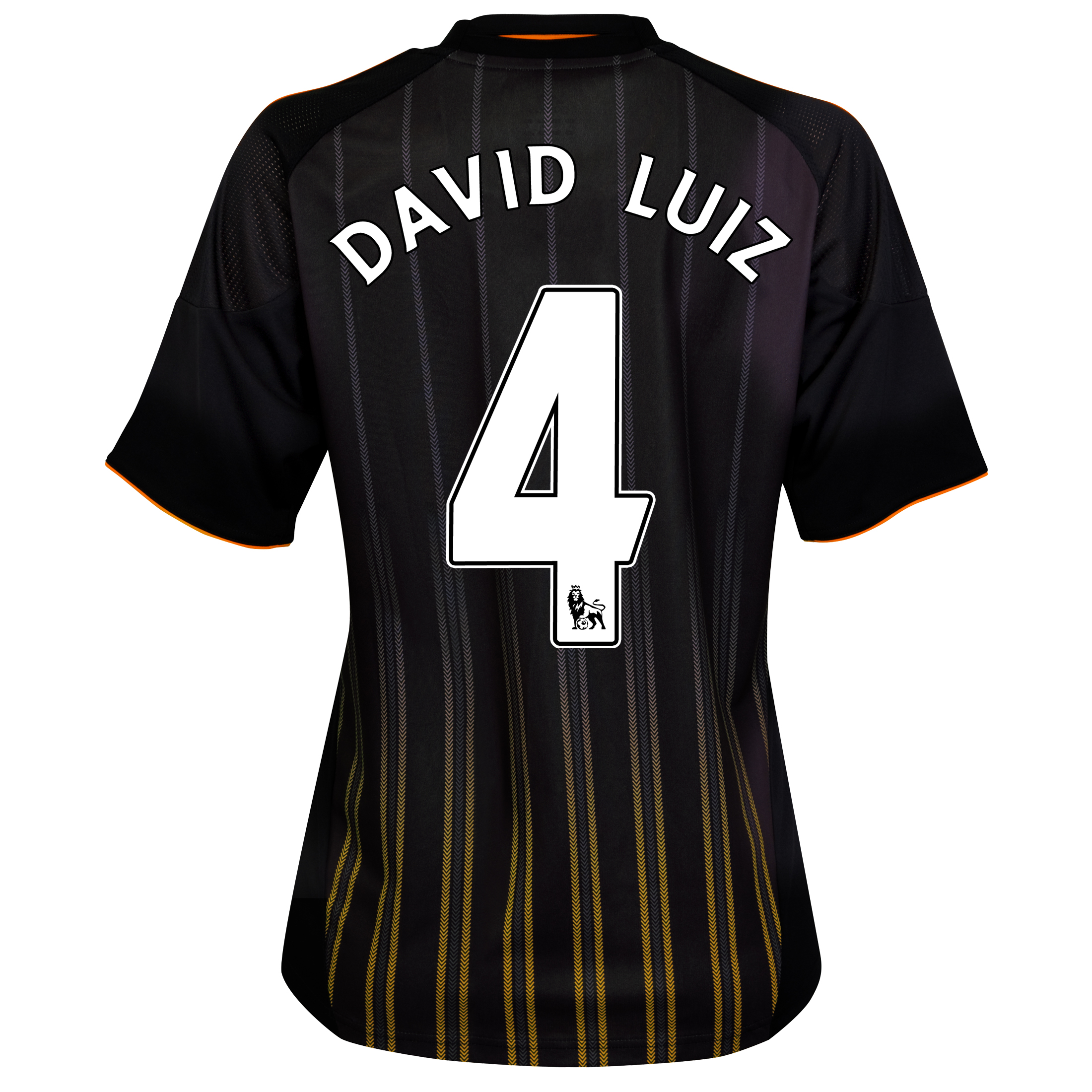 Chelsea Away Shirt 201011 with David Luiz 4 printing Womens