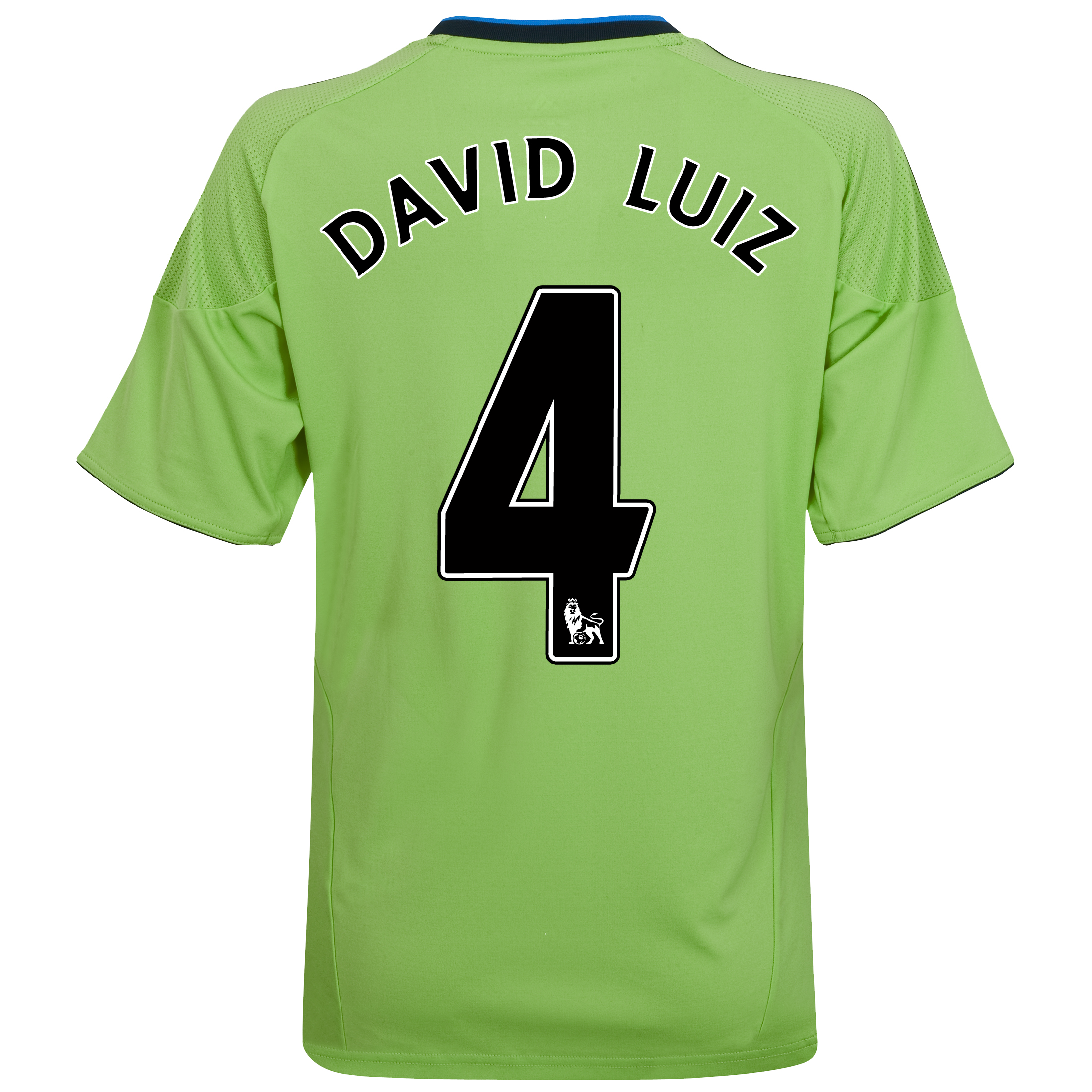 Chelsea Third Shirt 201011 with David Luiz 4 printing Outsize
