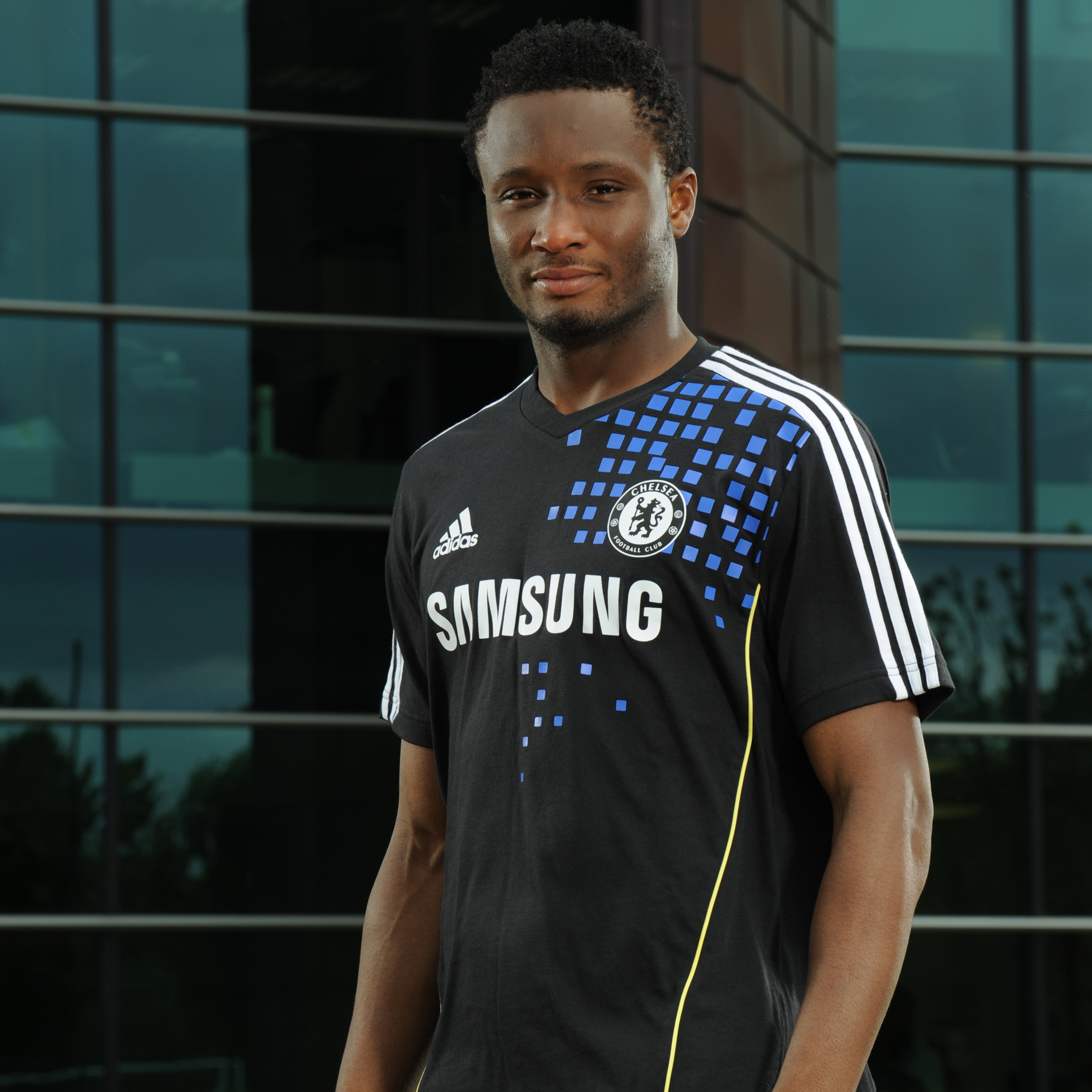 Chelsea Training T Shirt BlackWhiteIntense Lemons