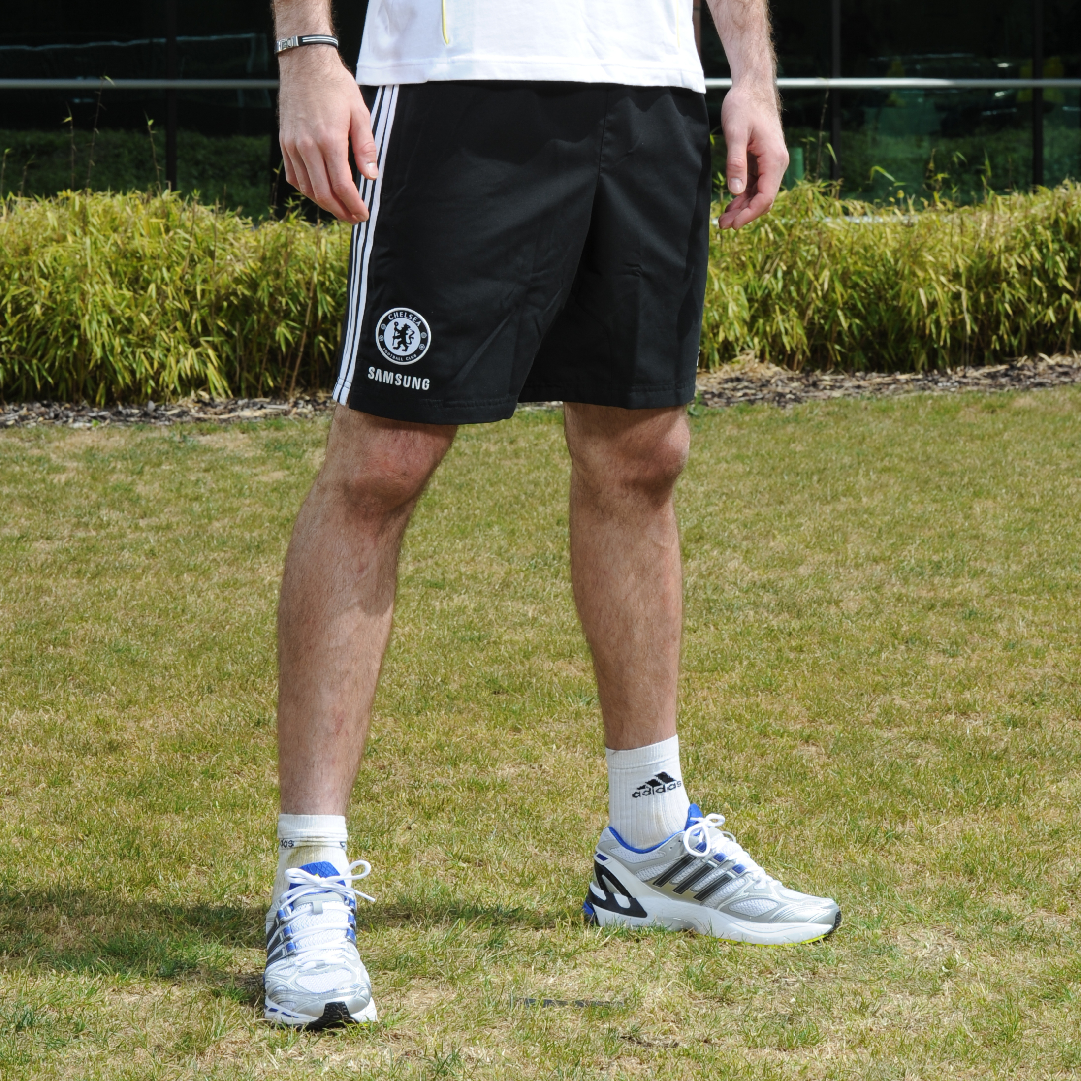Chelsea Training Woven Short - Black/White