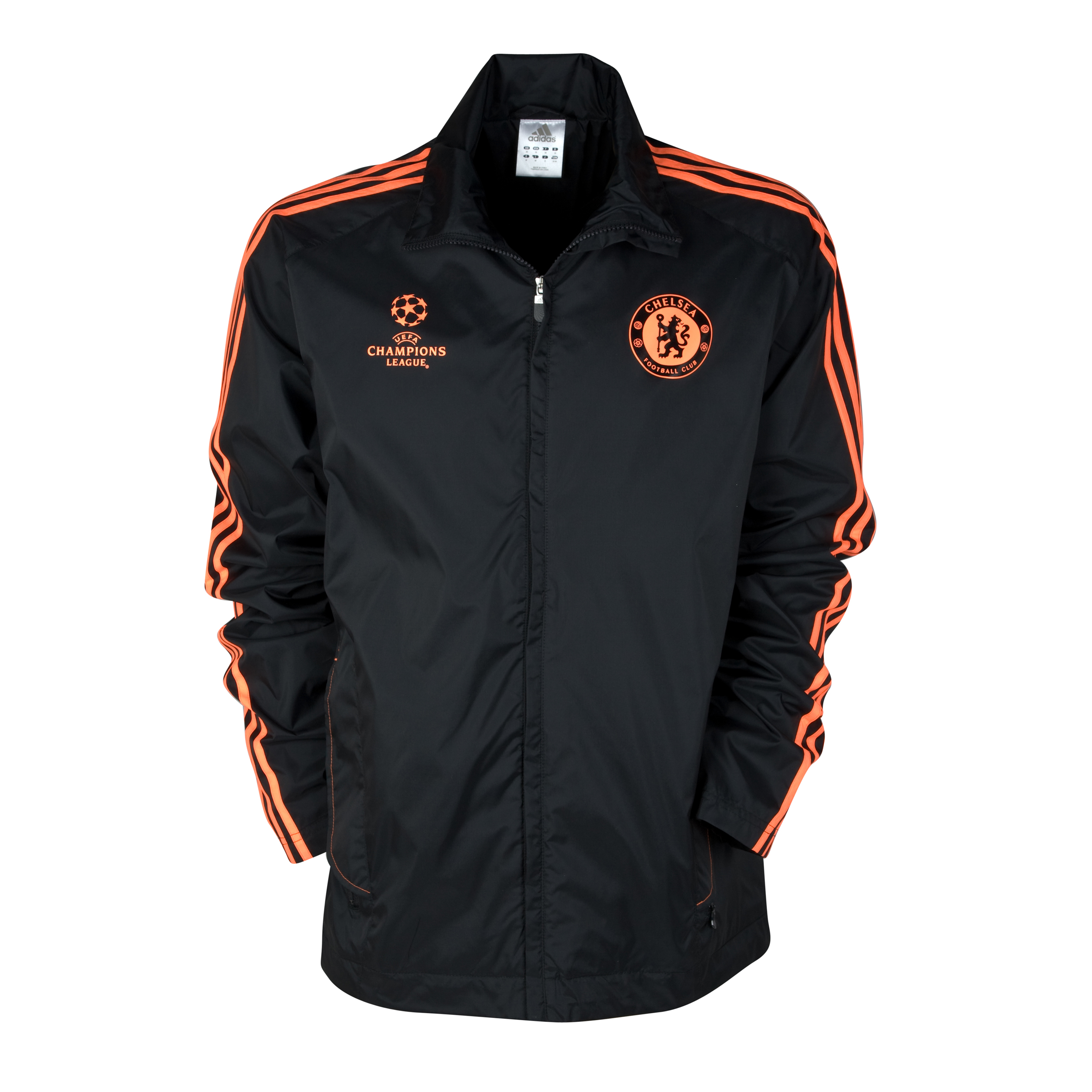 Chelsea UEFA Champions League Training All Weather Jacket Black~Warning Kids