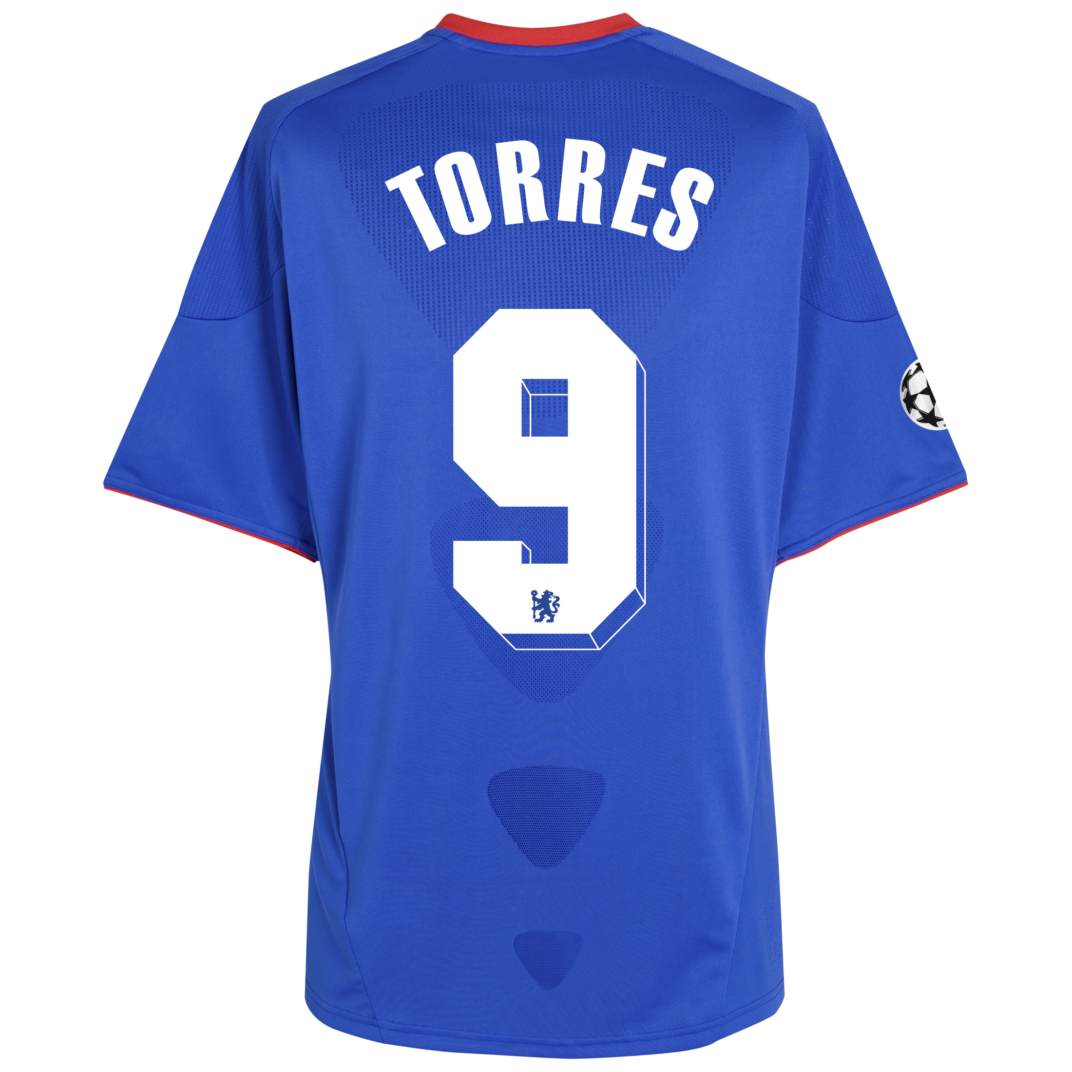 Chelsea UEFA Champions League Home Shirt 201011 with Torres 9 printing Outsize
