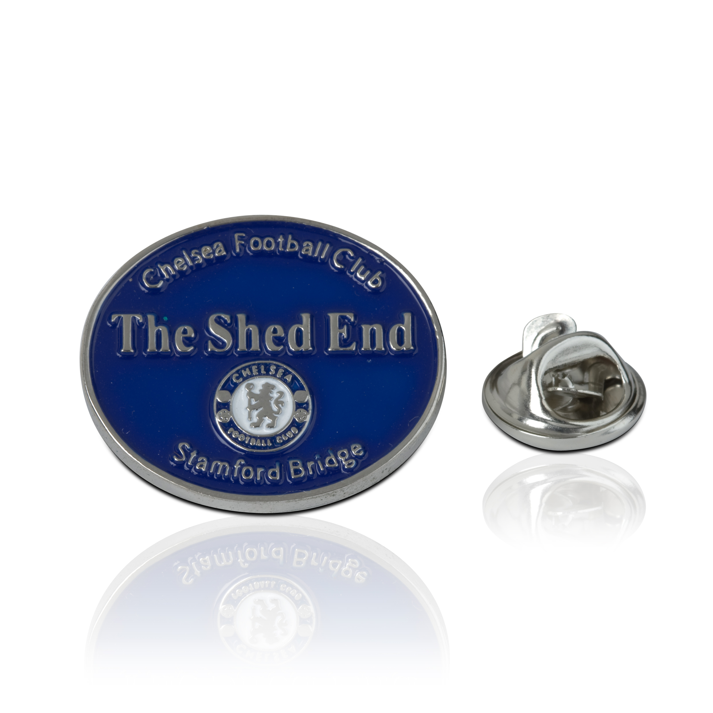 Chelsea Shed End Pin Badge