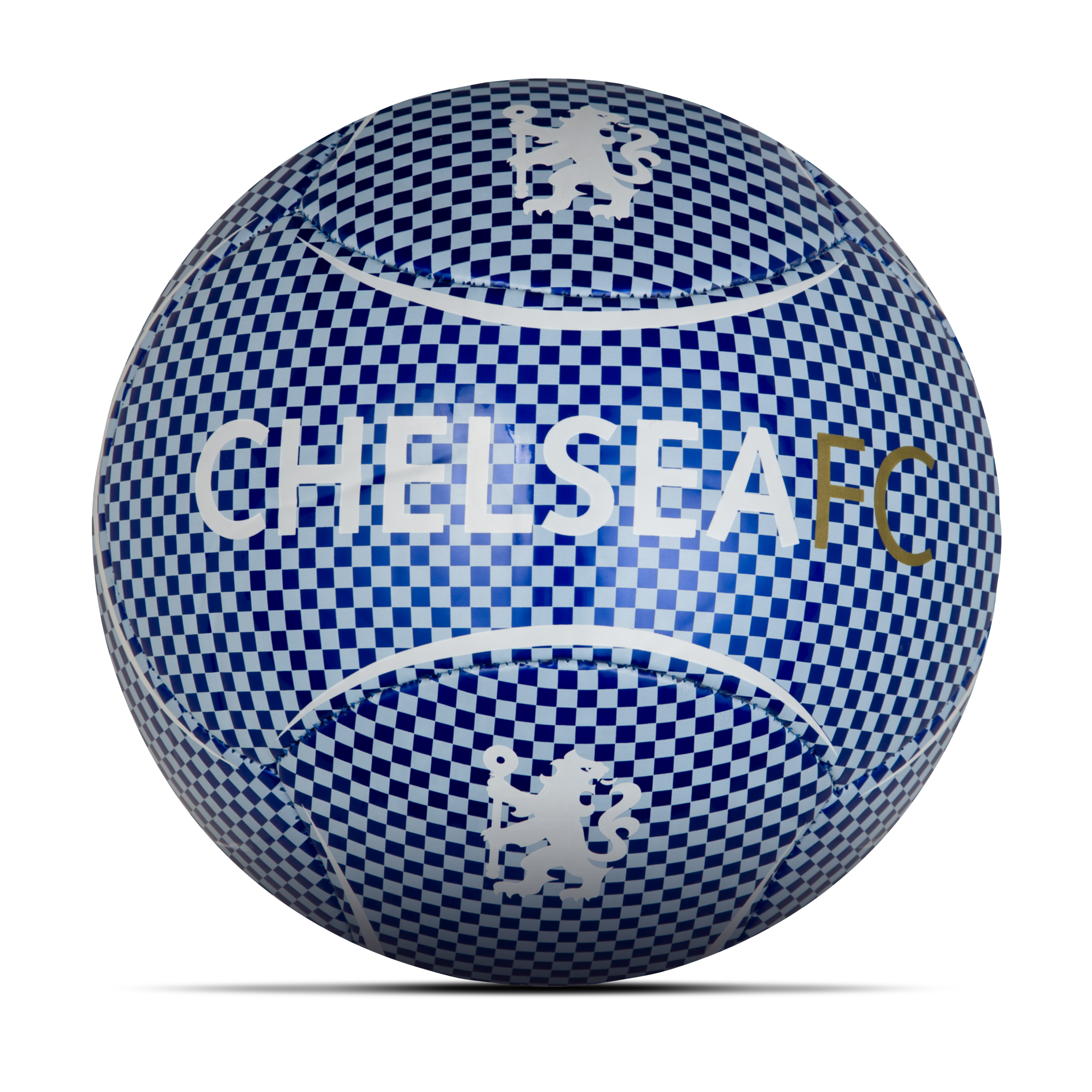 Chelsea Premier Metallic 6 Panel Football - Size 5 - Royal