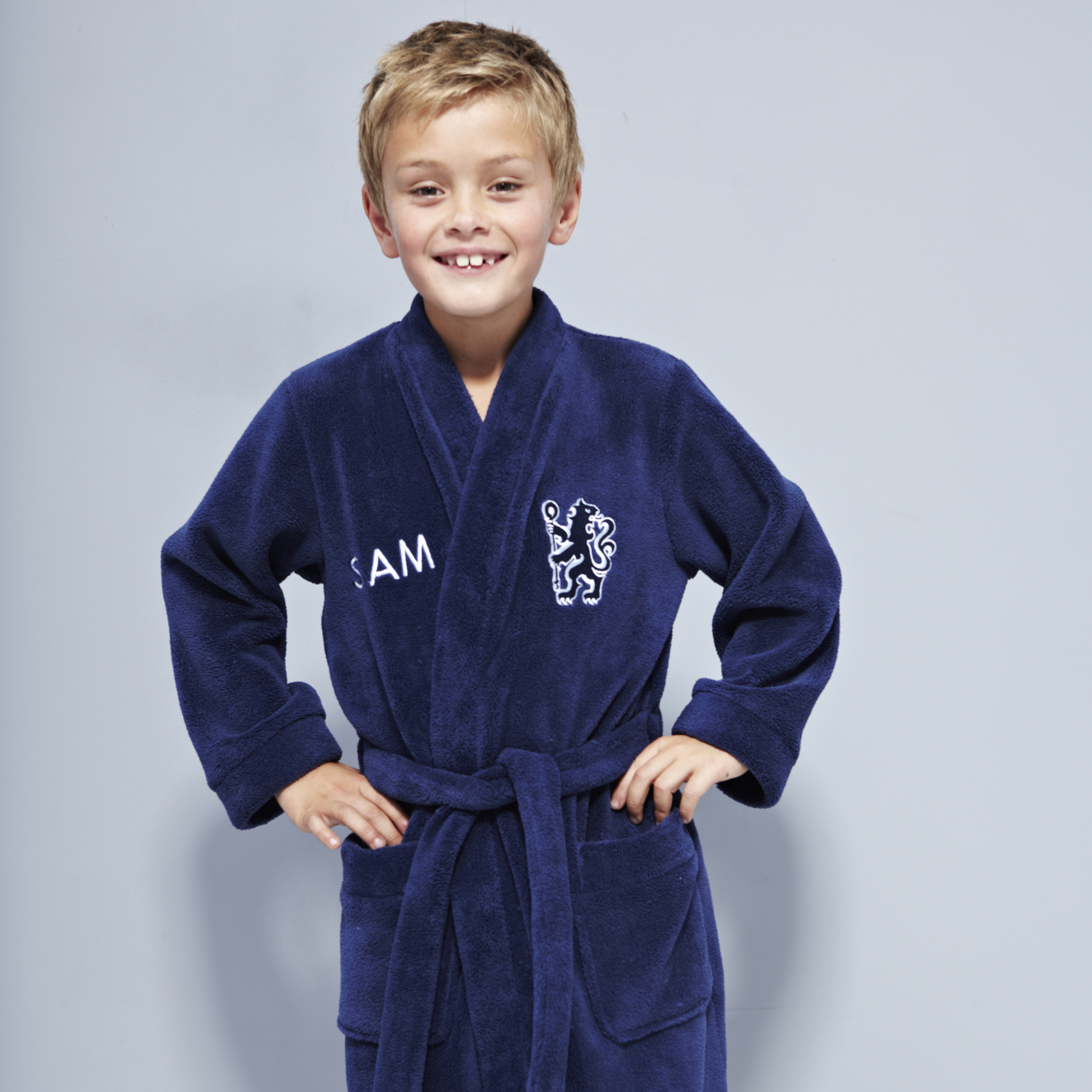 Chelsea Lion Crest Robe- Boys