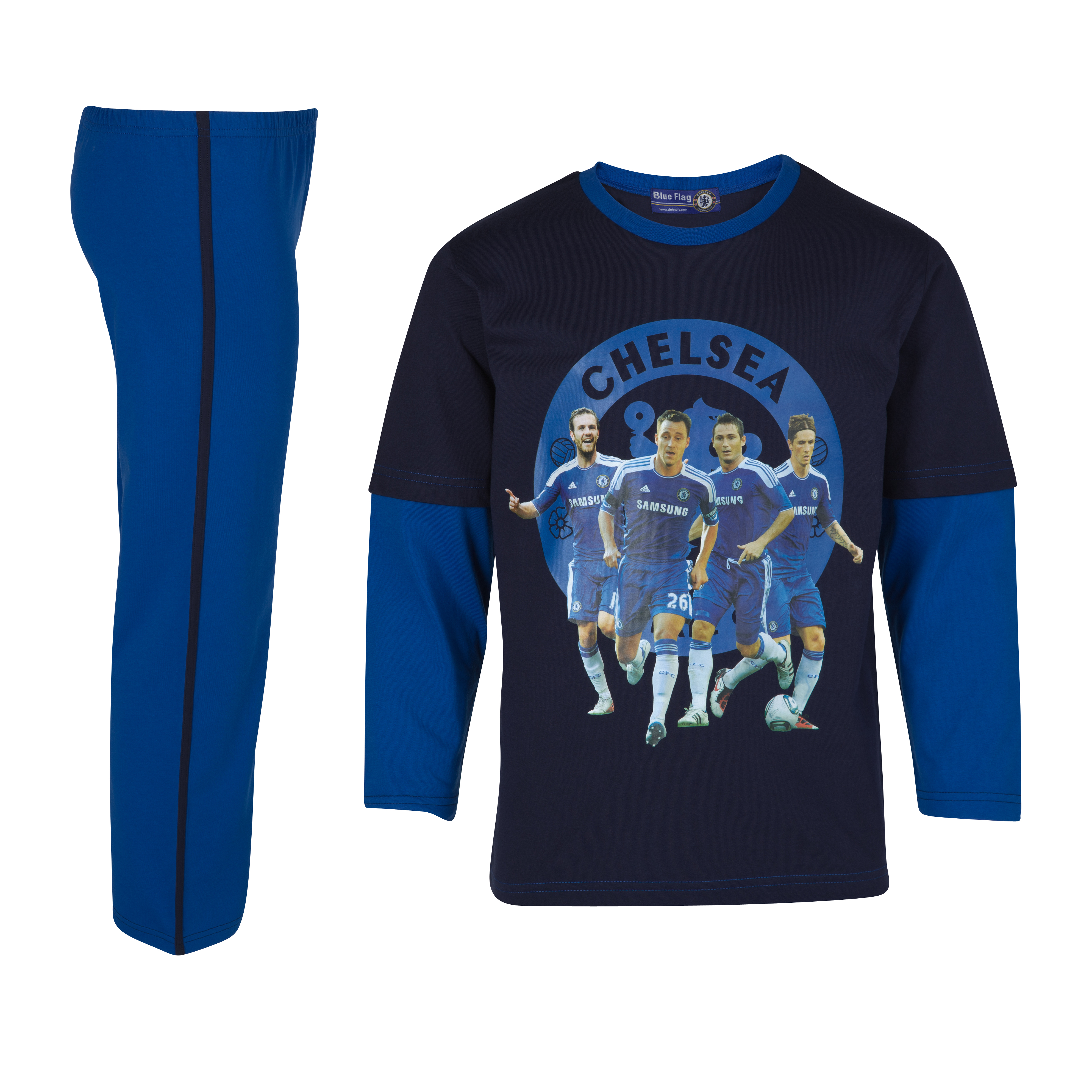 Chelsea Long Sleeve Player Pyjamas Boys