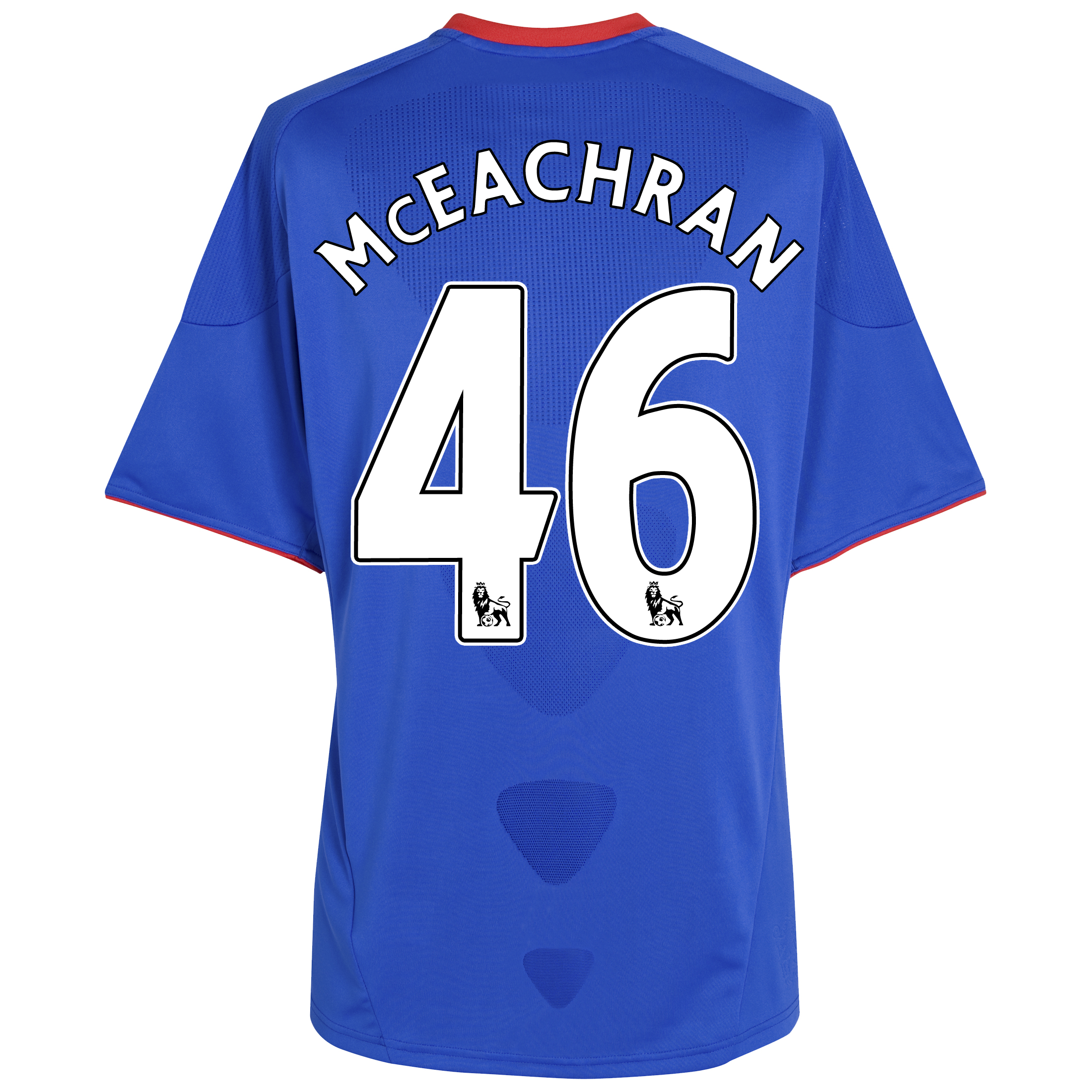 Chelsea Home Shirt 201011 with McEachran 46 printing