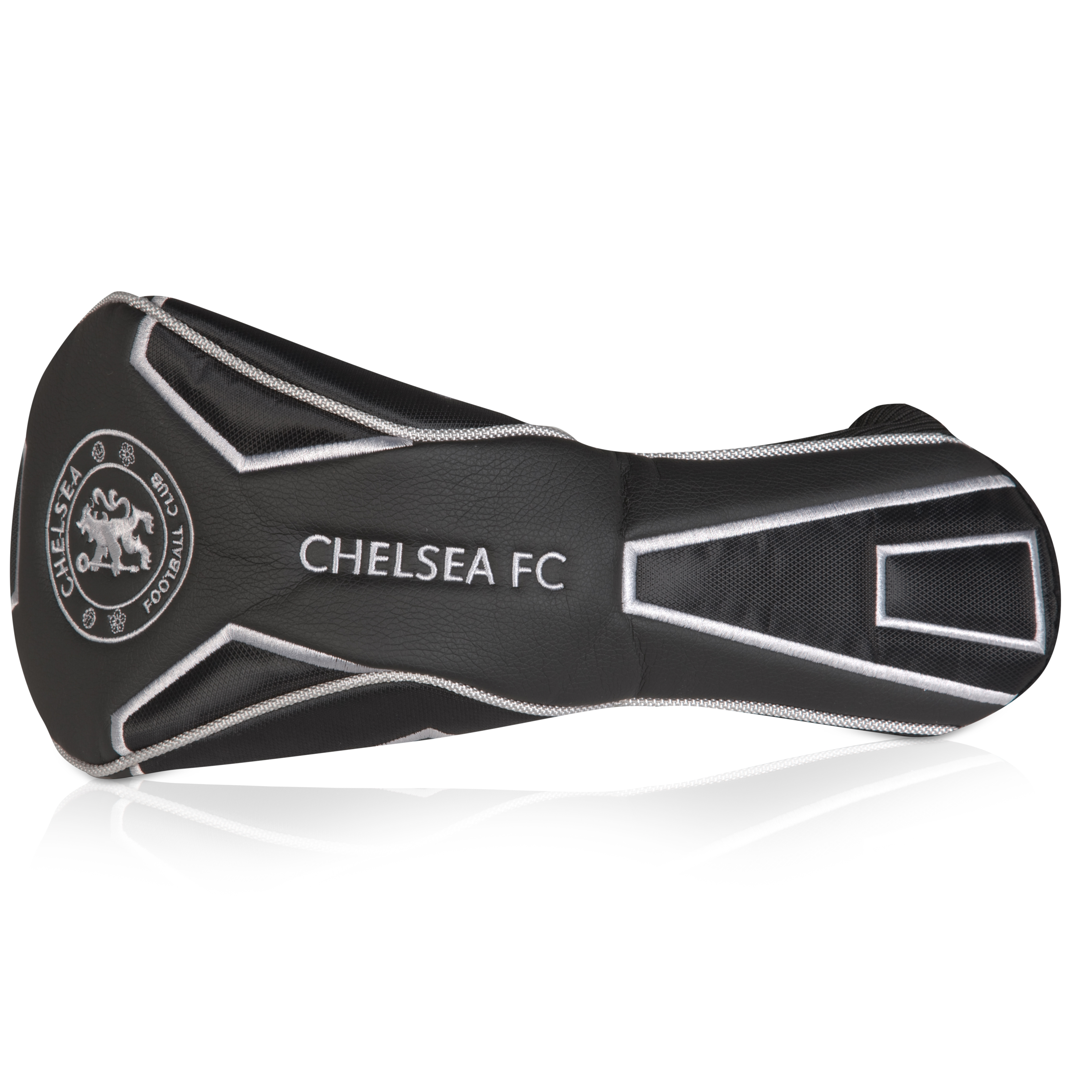 Chelsea Executive Fairway Wood Headcover - Black/Silver