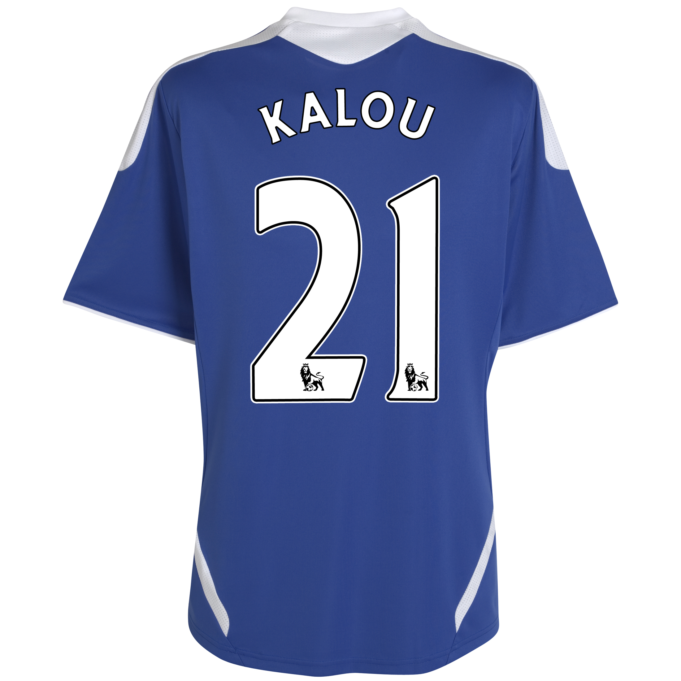 Chelsea Home Shirt 201112 with Kalou 21 printing