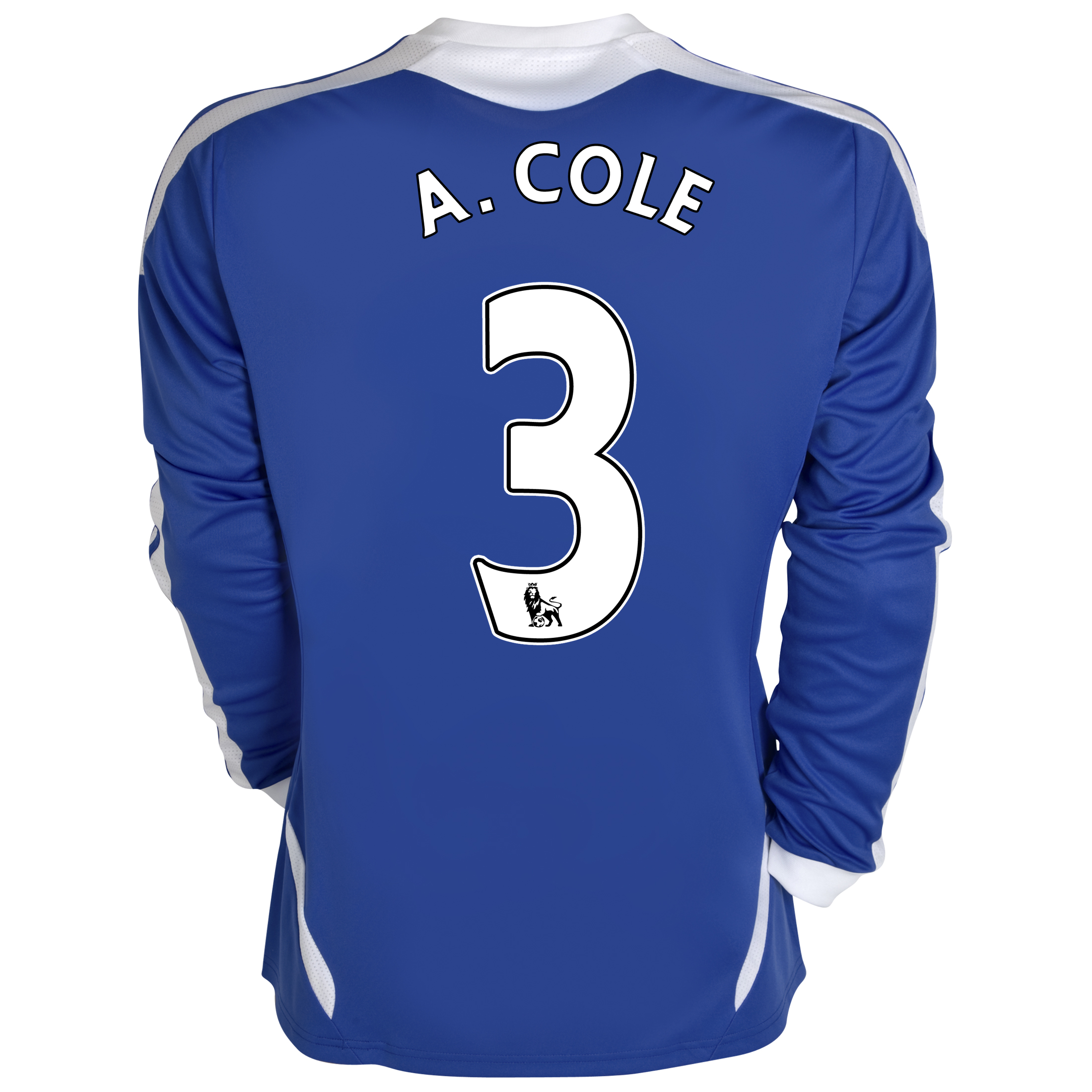 Chelsea Home Shirt 201112 Long Sleeved with ACole 3 printing