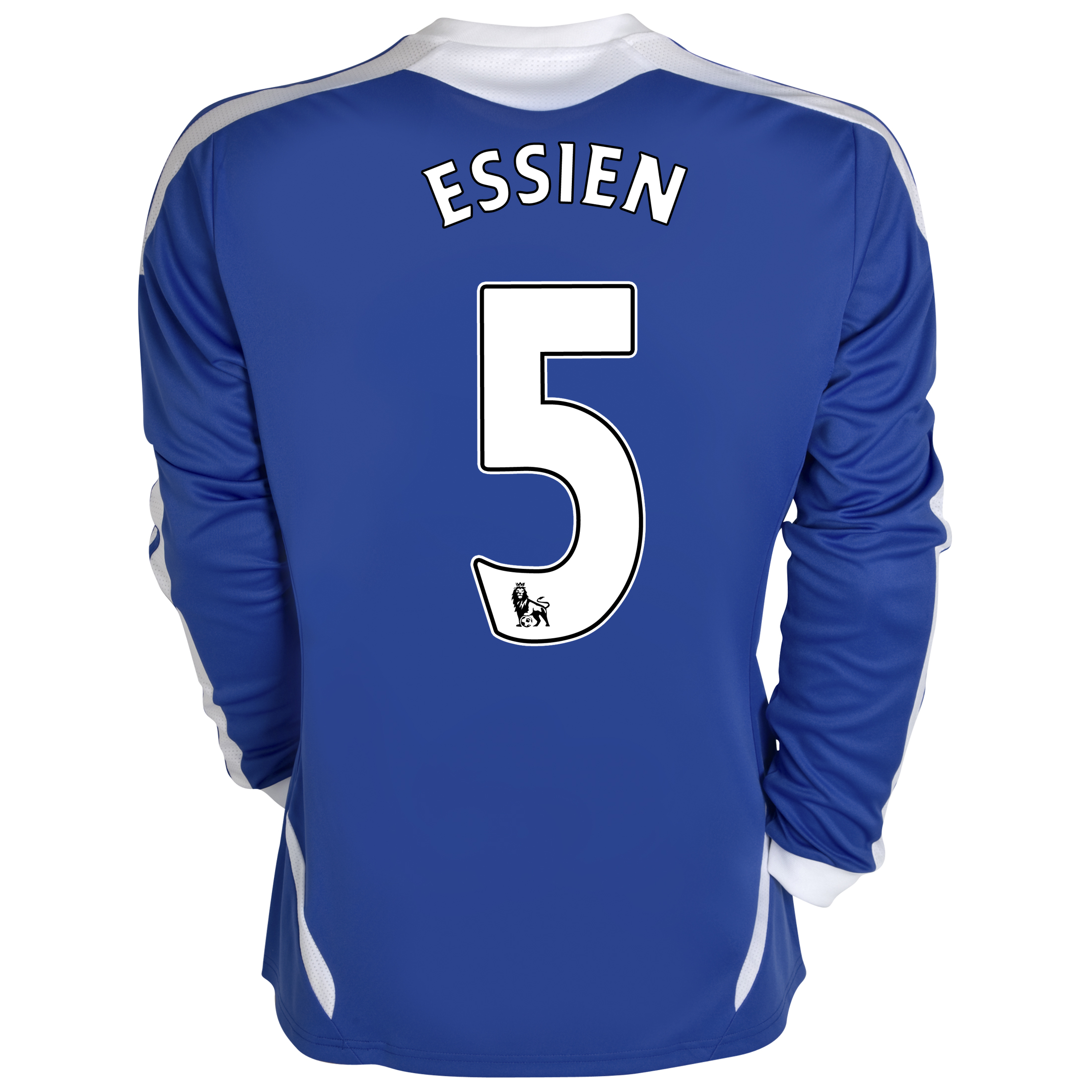 Chelsea Home Shirt 201112 Long Sleeved with Essien 5 printing