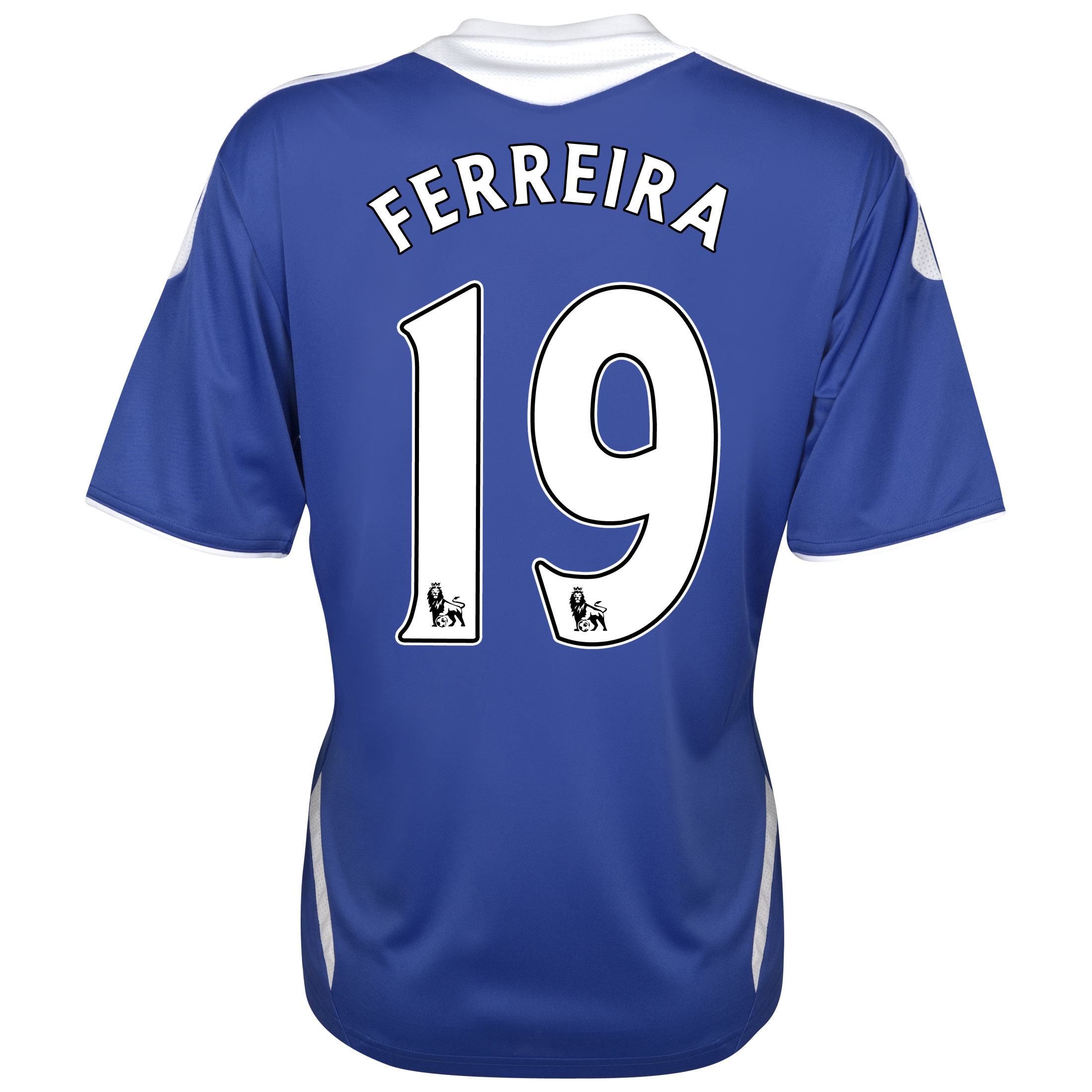 Chelsea Home Shirt 201112 Womens with Ferreira 19 printing