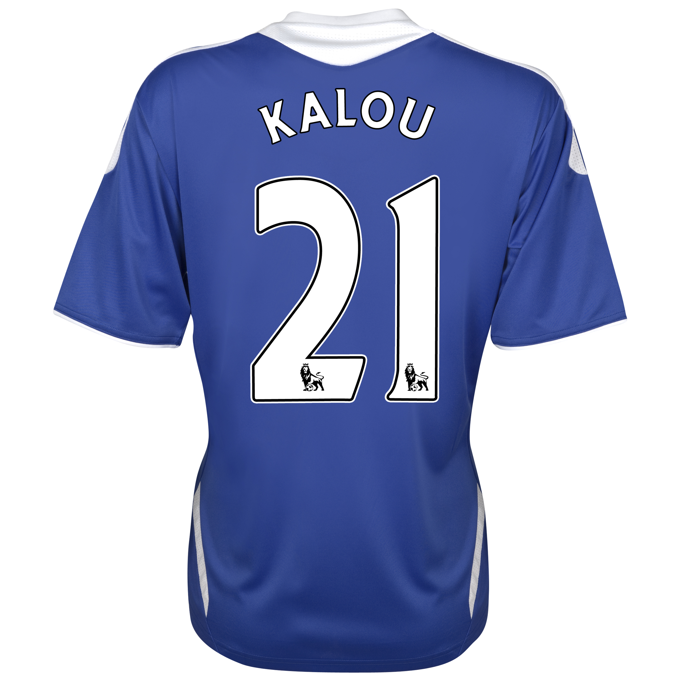 Chelsea Home Shirt 201112 Womens with Kalou 21 printing