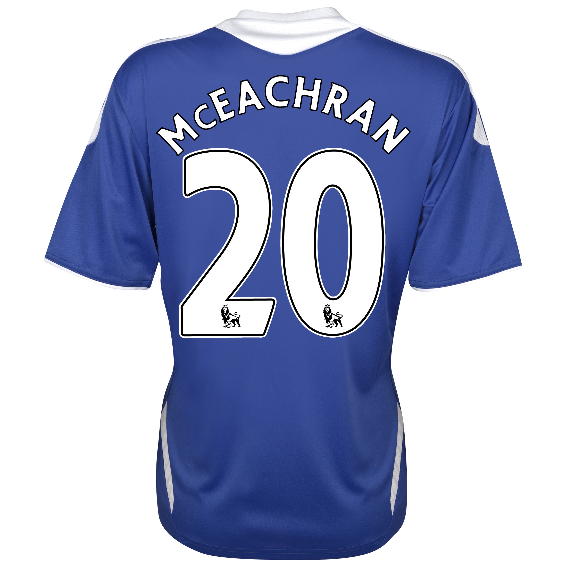 Chelsea Home Shirt 201112 Womens with McEachran 46 printing