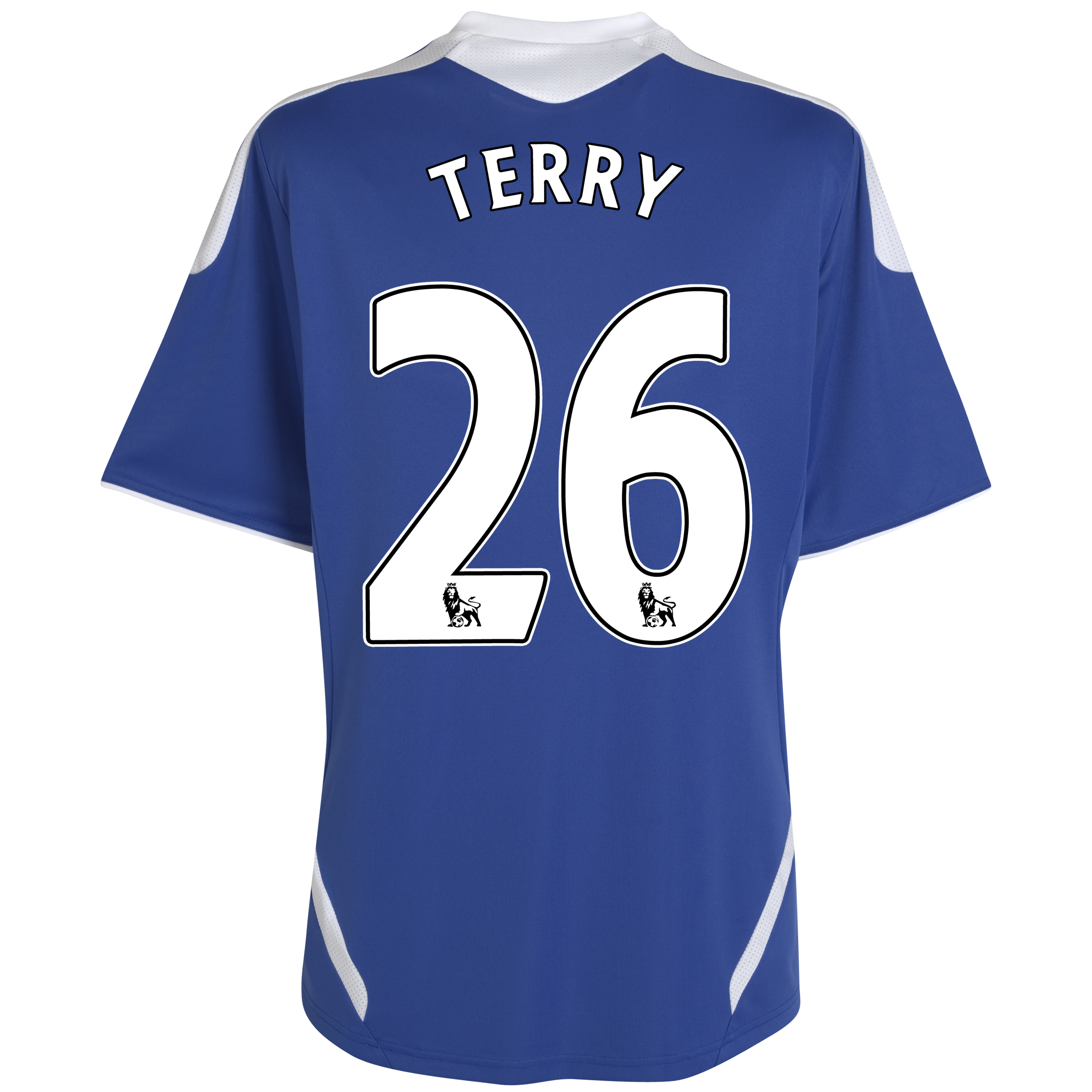 Chelsea Home Shirt 201112 Kids with Terry 26 printing