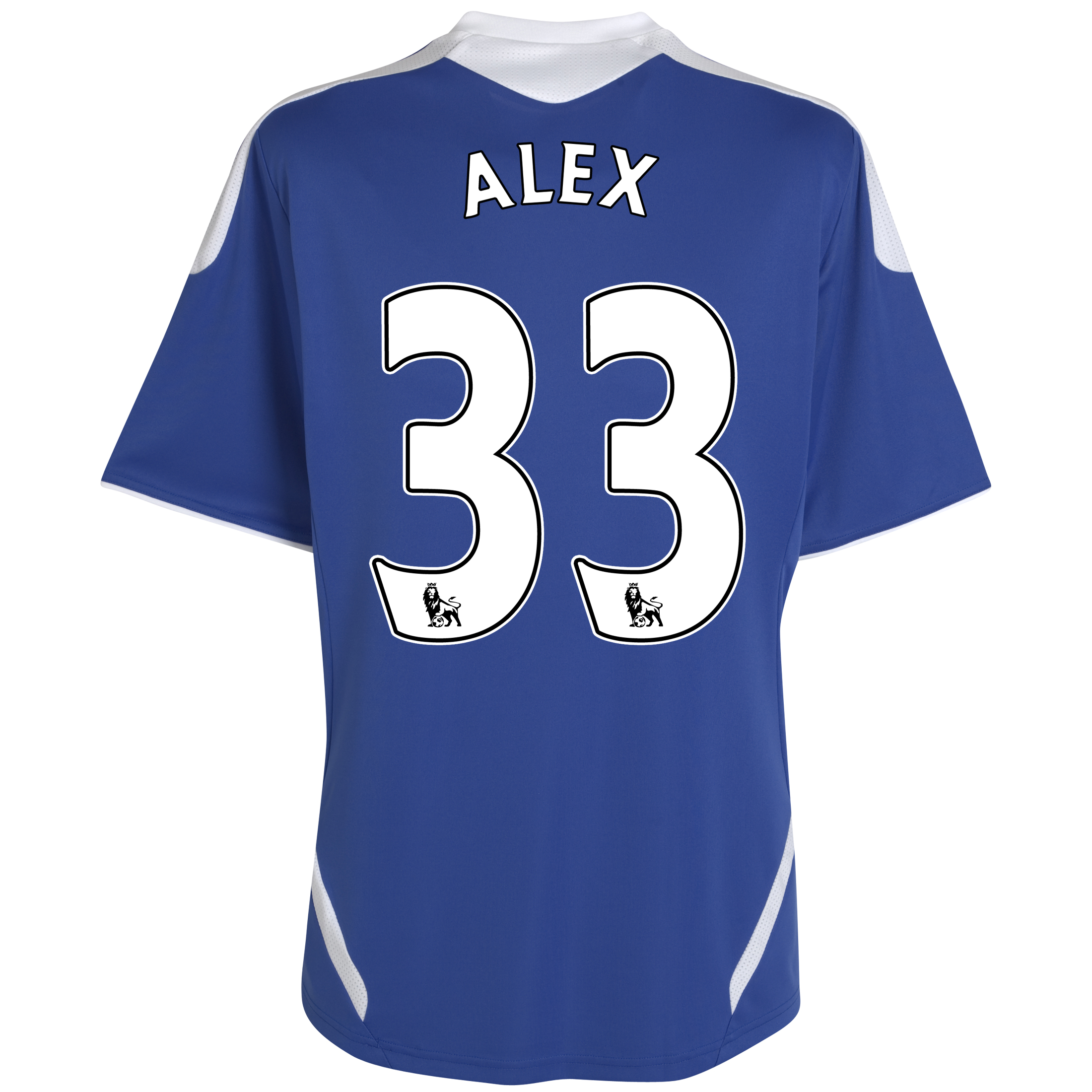 Chelsea Home Shirt 201112 Kids with Alex 33 printing