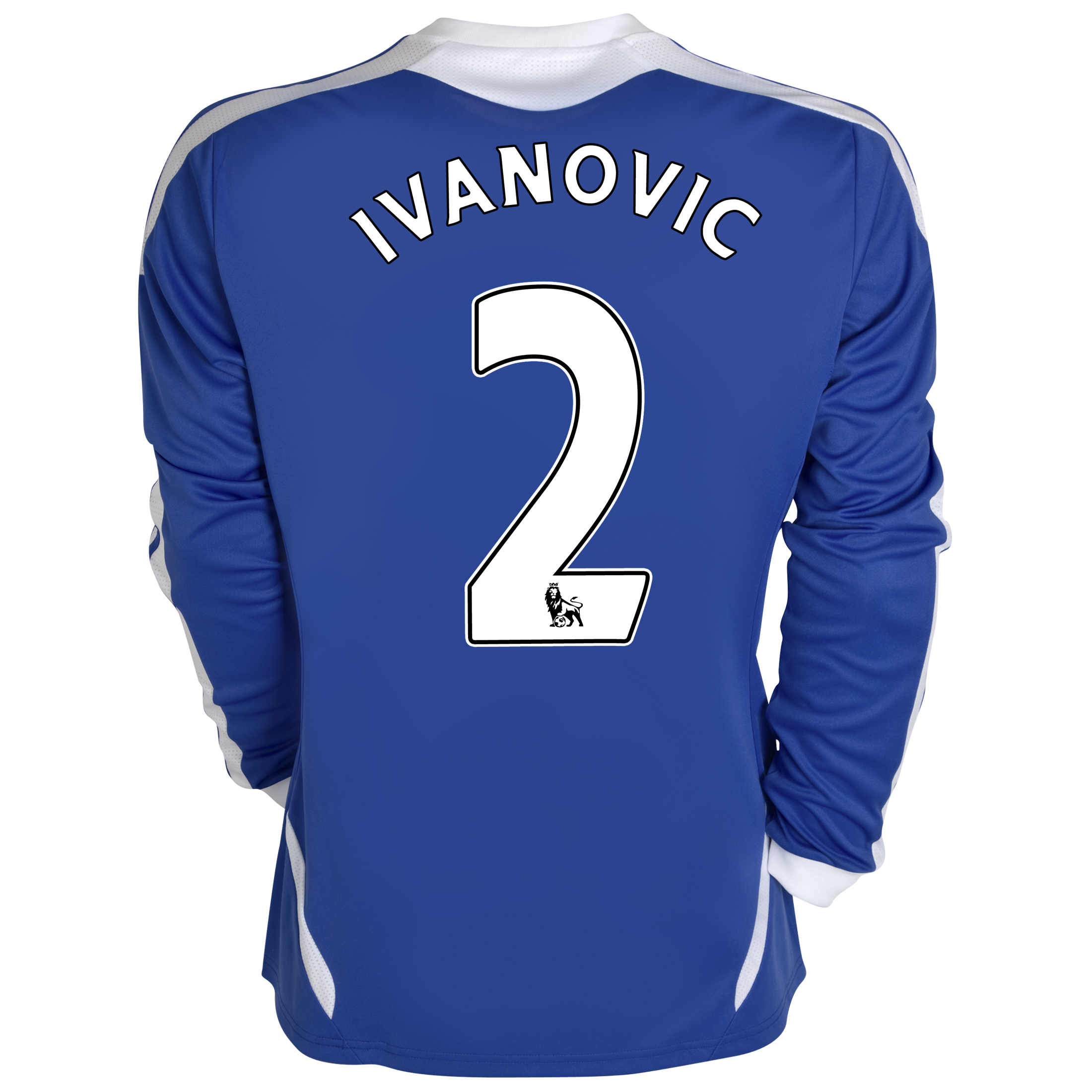 Chelsea Home Shirt 2011/12 - Long Sleeved - Kids with Ivanovic 2 printing. Chelsea Home Shirt 2011/12 - Long Sleeved - Kids with Ivanovic 2 printing.