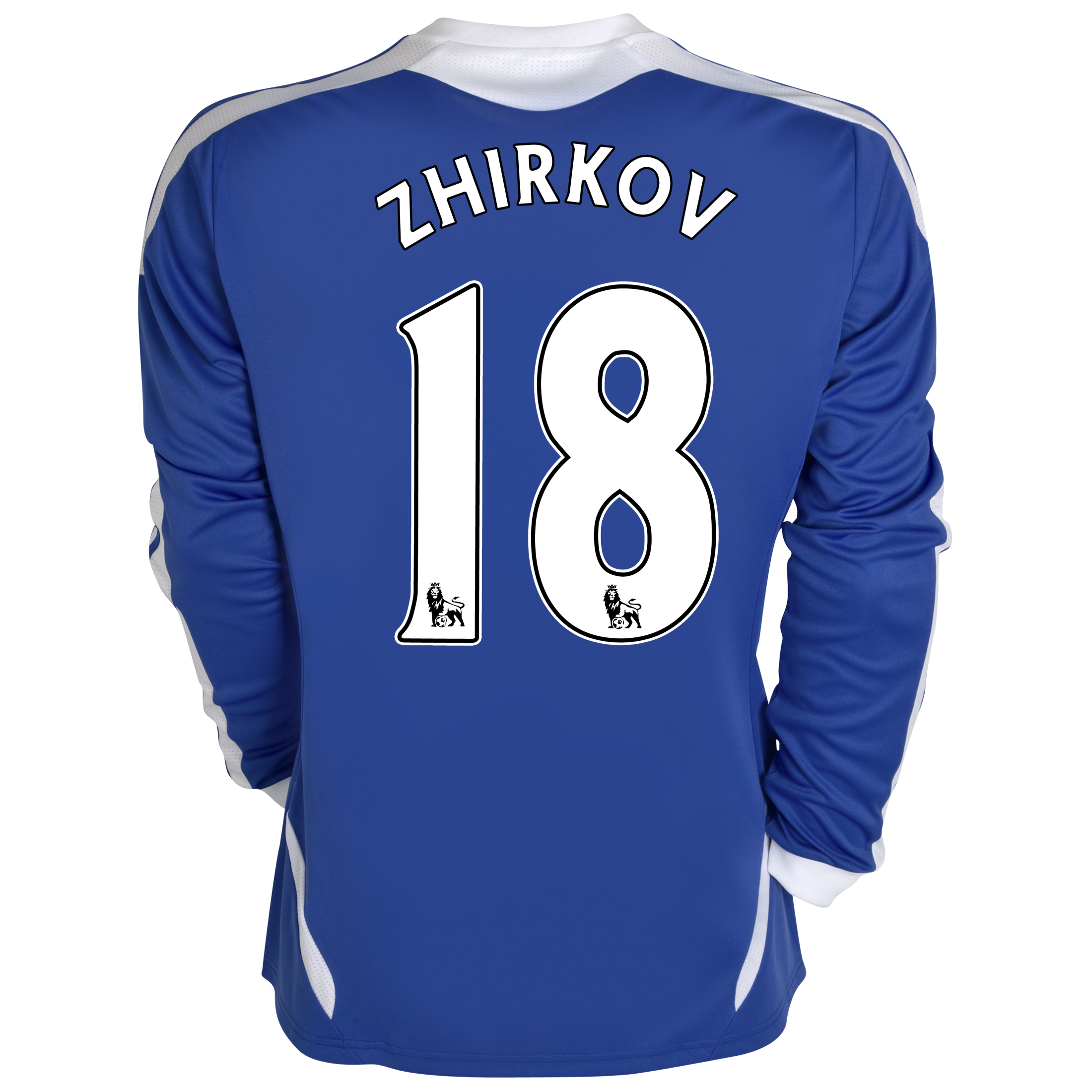 Chelsea Home Shirt 201112 Long Sleeved Kids with Zhirkov 18 printing