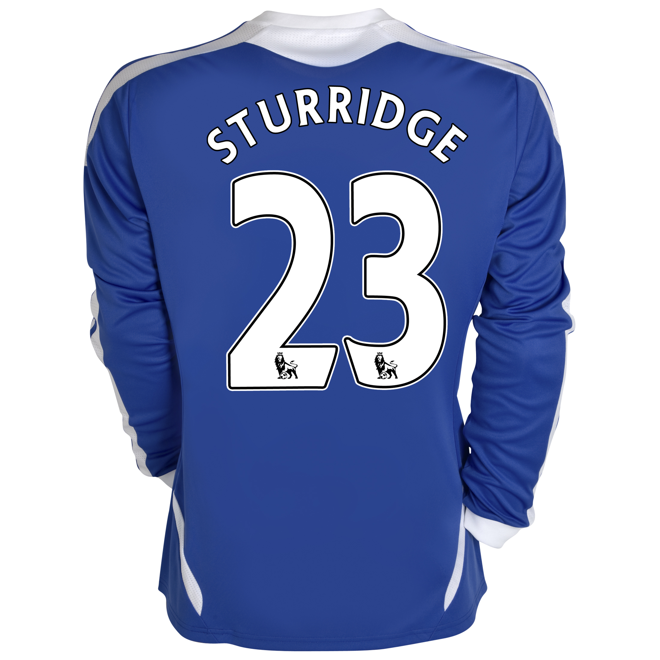 Chelsea Home Shirt 201112 Long Sleeved Kids with Sturridge 23 printing