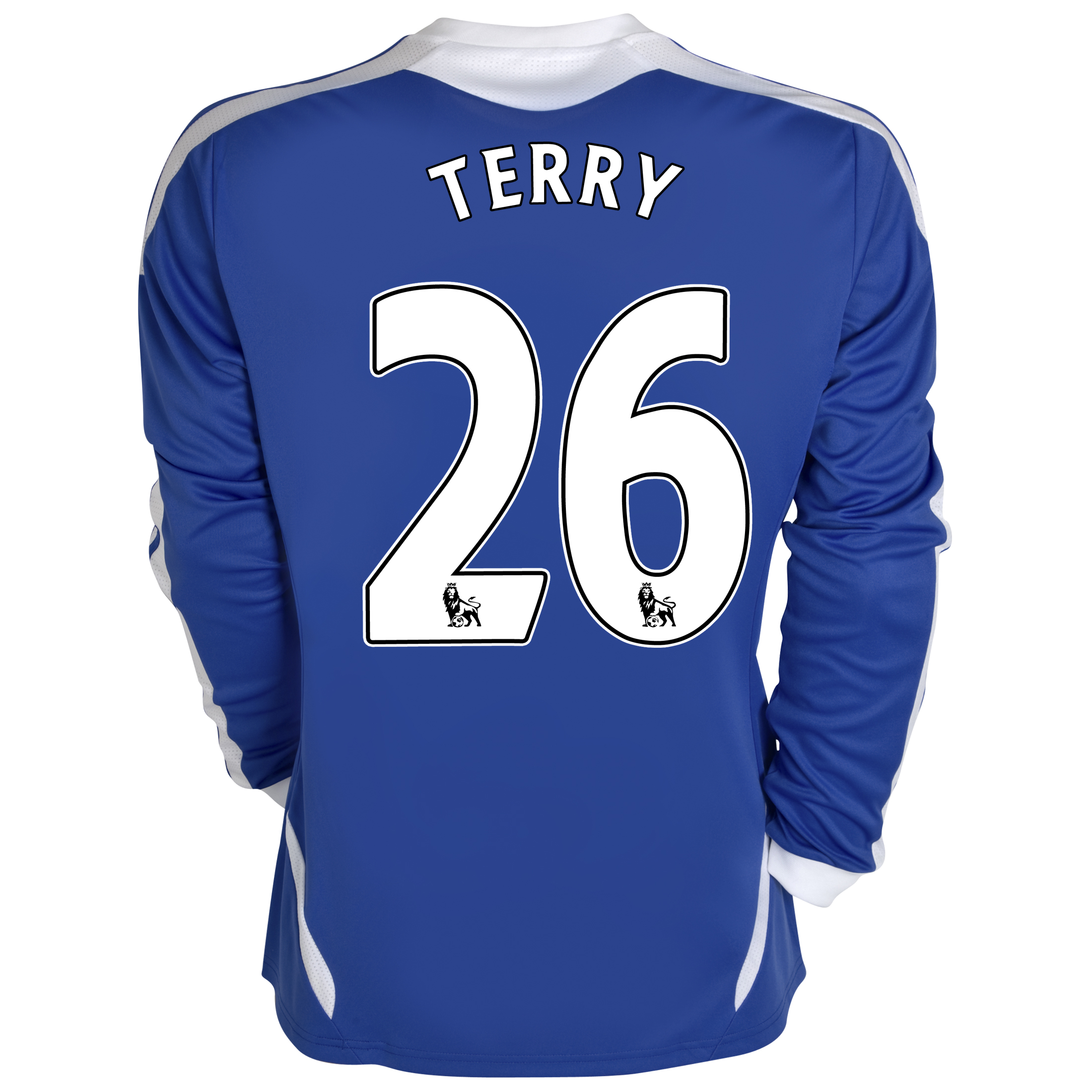 Chelsea Home Shirt 201112 Long Sleeved Kids with Terry 26 printing