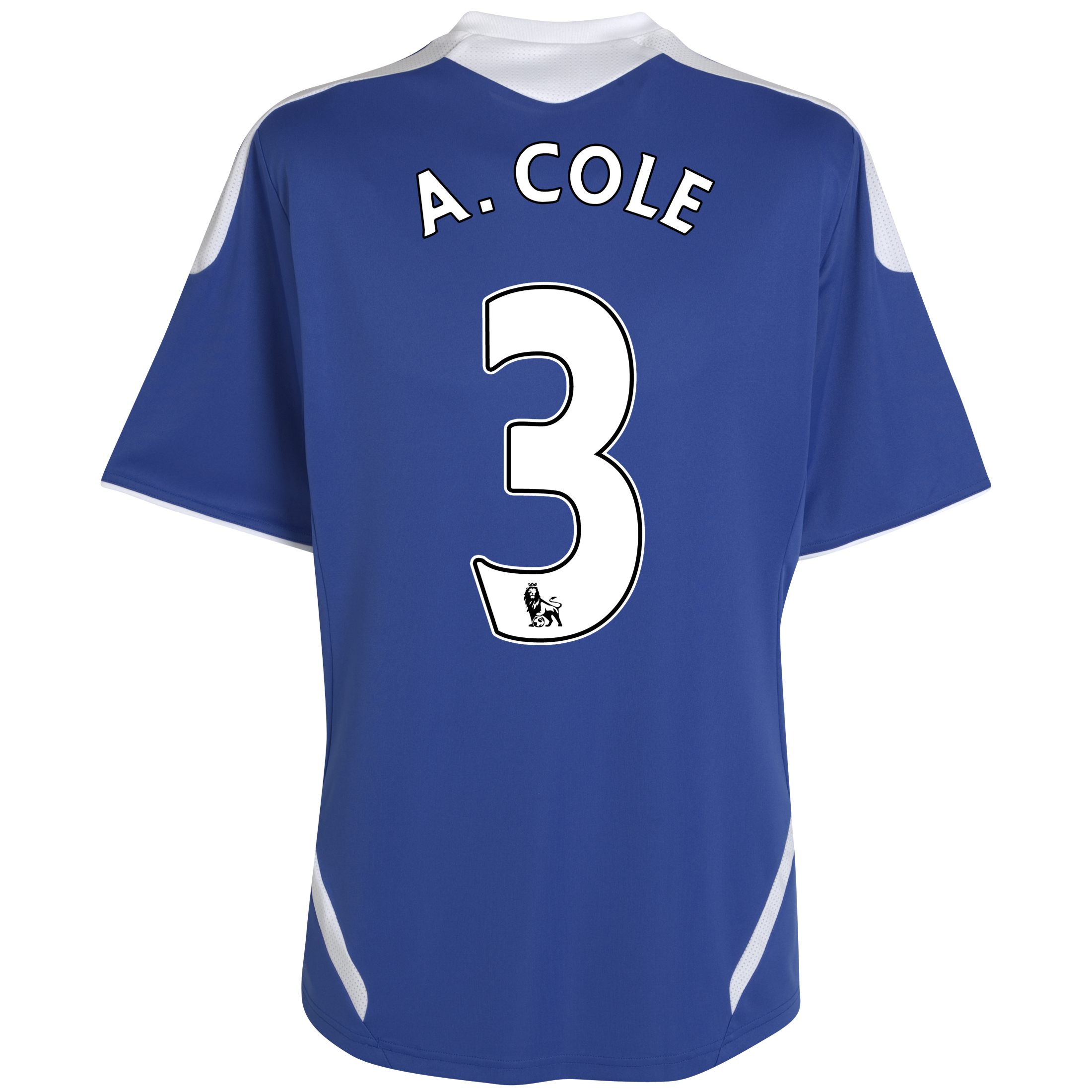 Chelsea Home Shirt 2011/12 - Outsize with A.Cole 3 printing. Chelsea Home Shirt 2011/12 - Outsize with A.Cole 3 printing.