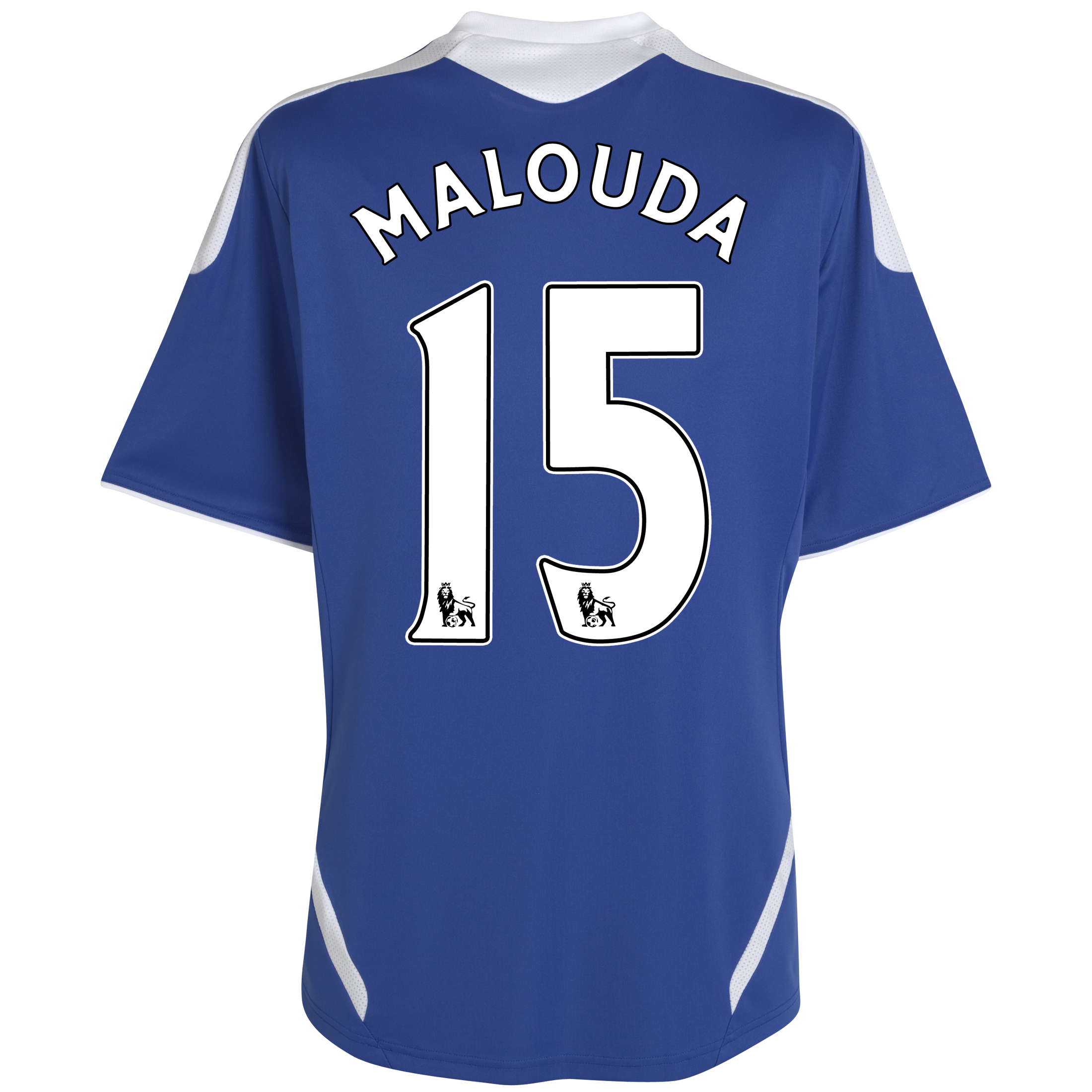 Chelsea Home Shirt 201112 Outsize with Malouda 15 printing