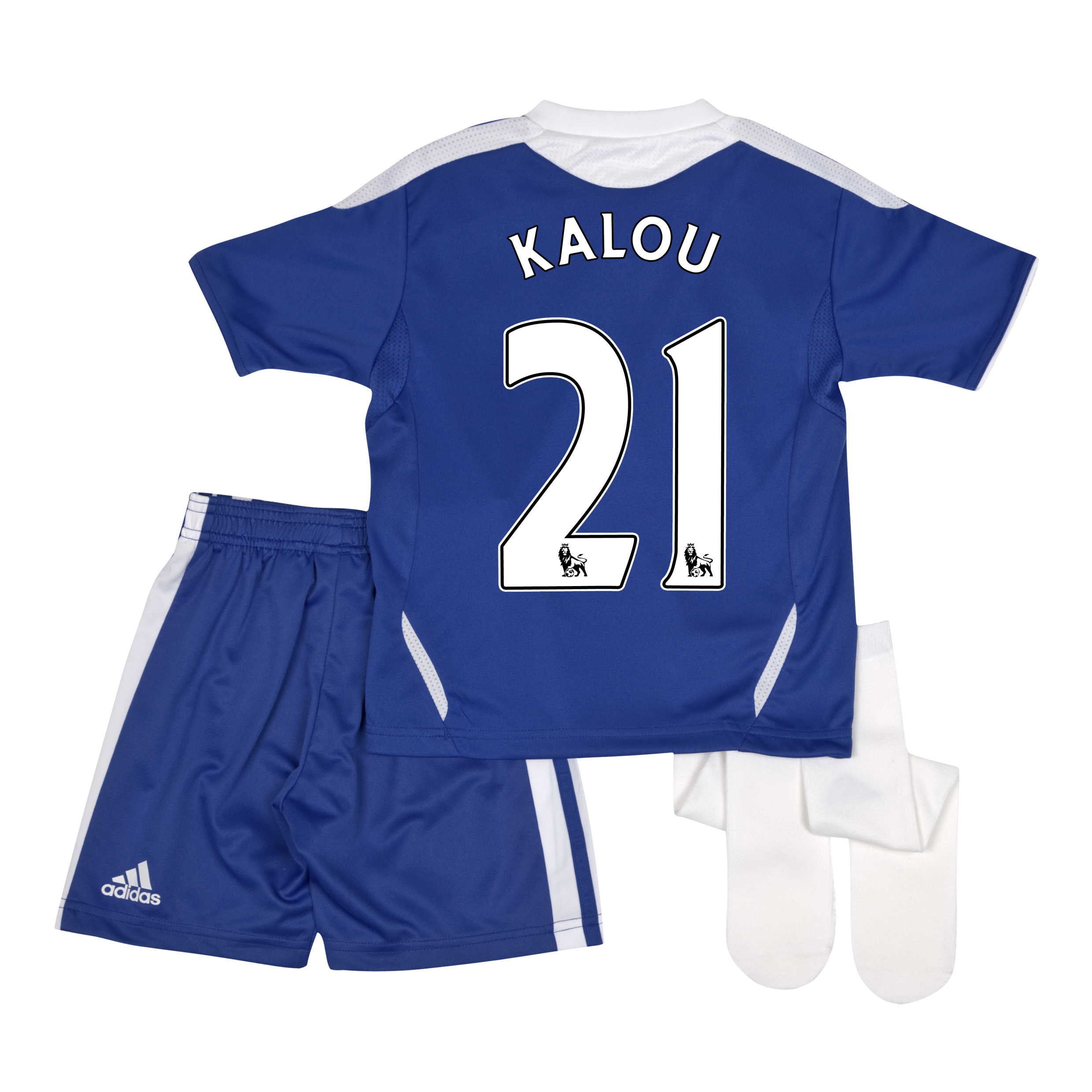 <br>Chelsea Home Mini Kit 2011/12 with Kalou 21 printing