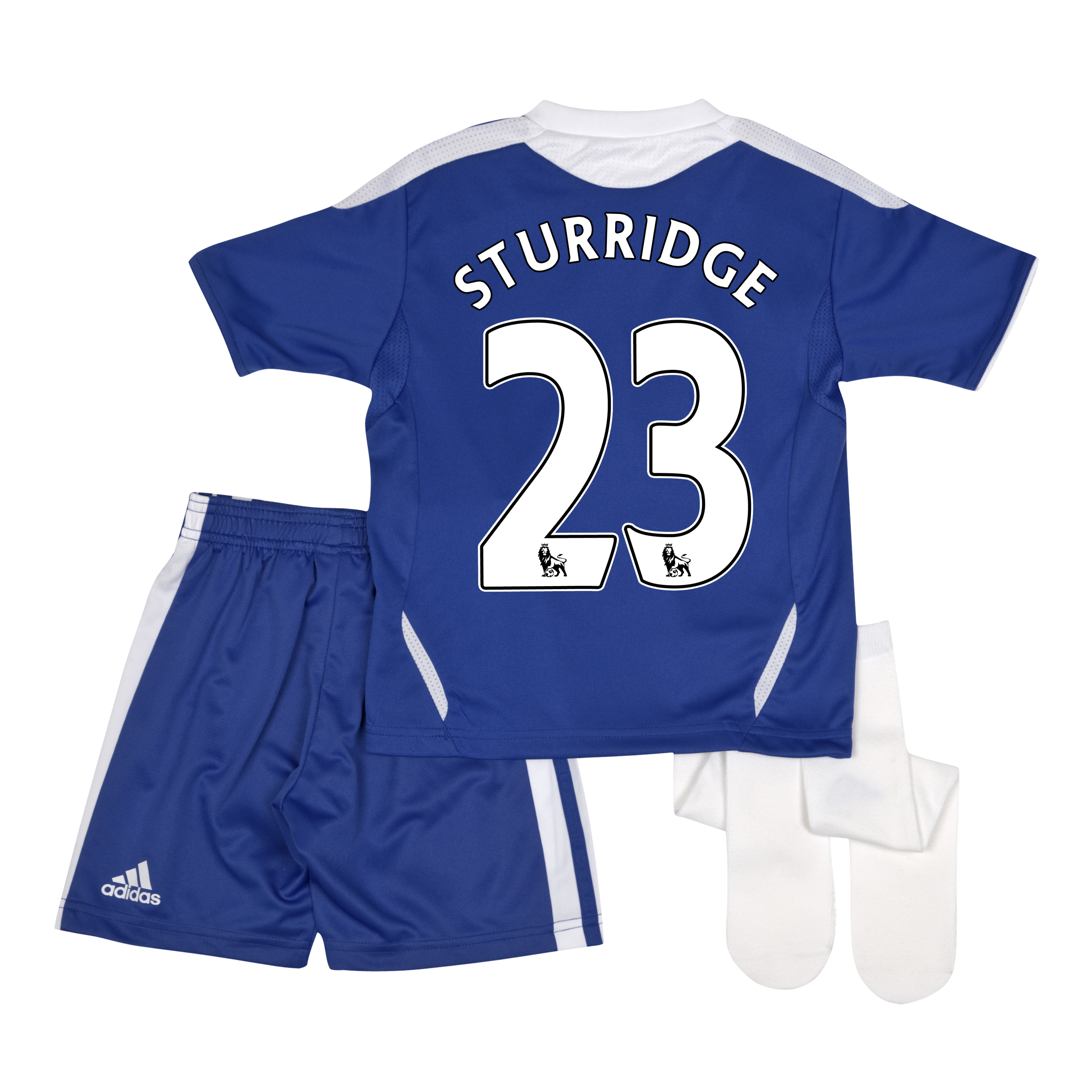 <br>Chelsea Home Mini Kit 2011/12 with Sturridge 23 printing