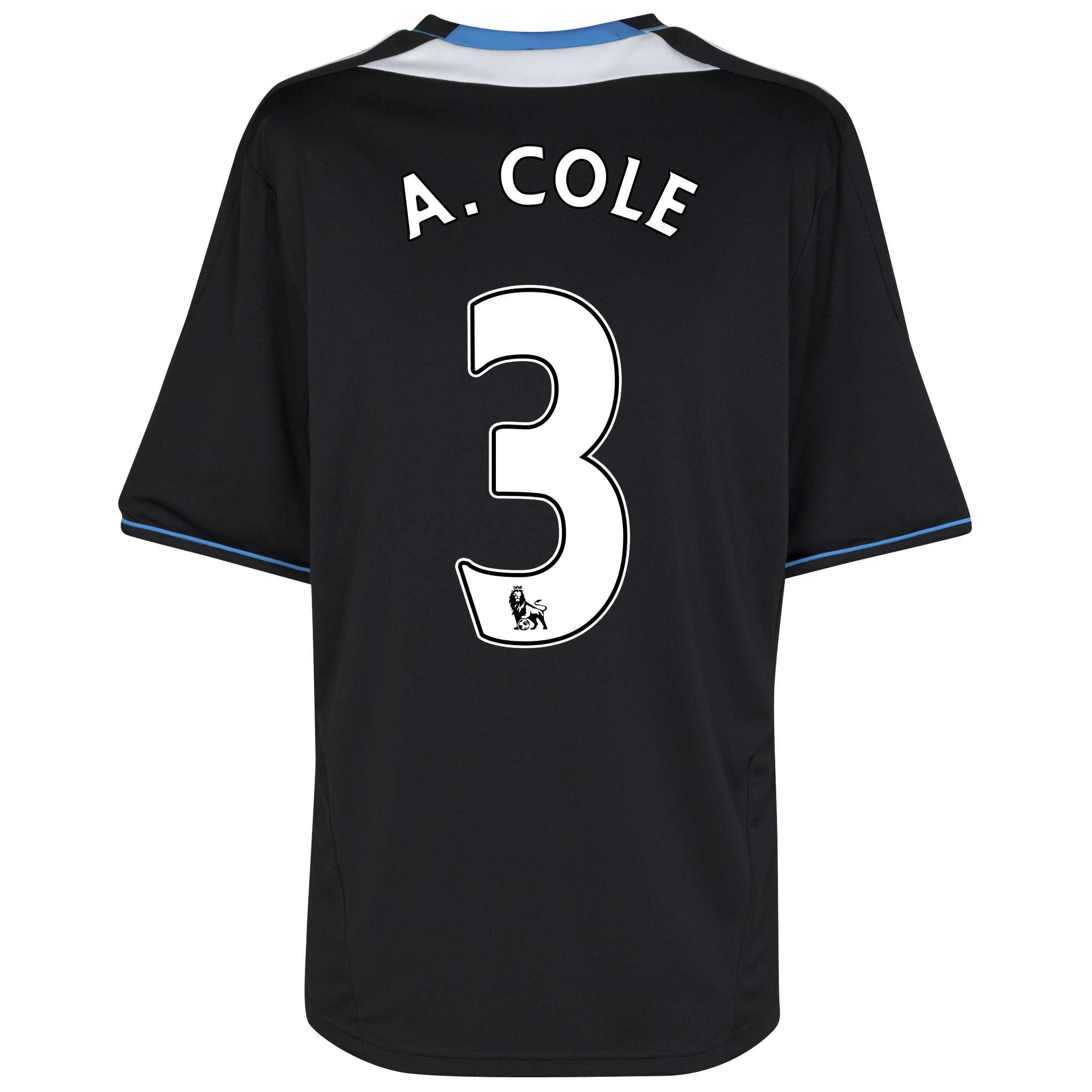 Chelsea Away Shirt 2011/12 with A.Cole 3 printing.