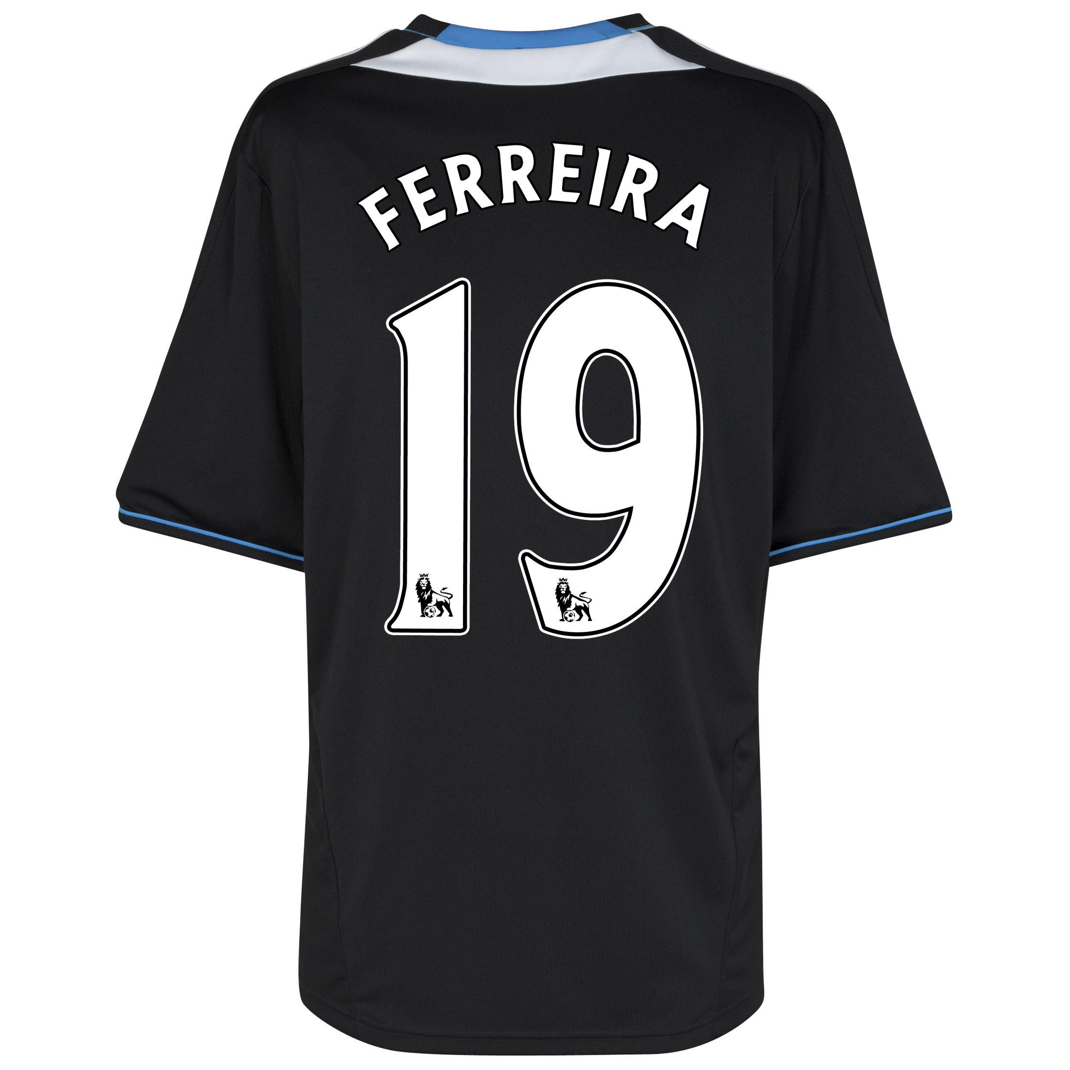 Chelsea Away Shirt 2011/12 with Ferreira 19 printing.