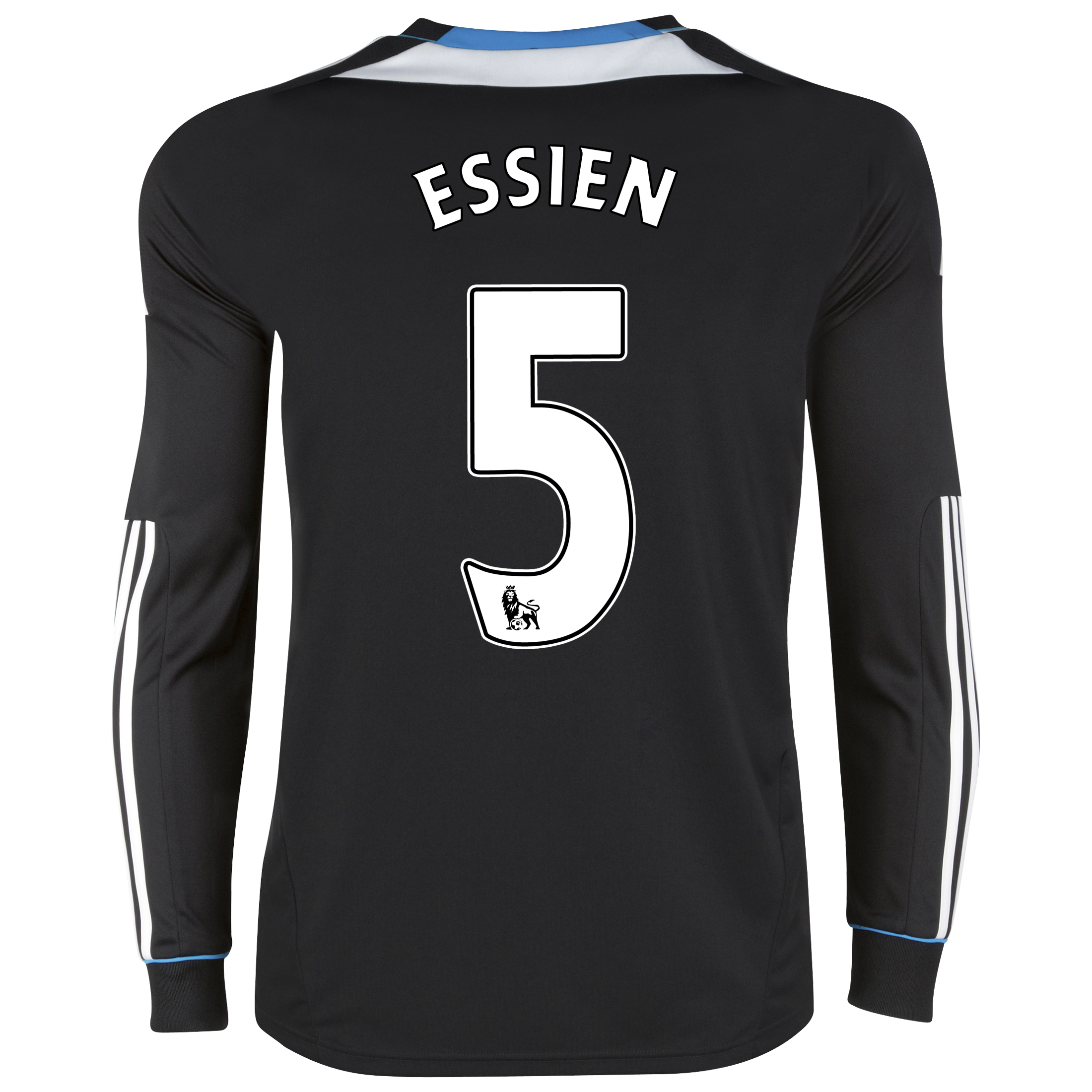Chelsea Away Shirt 2011/12 - Long Sleeve with Essien 5 printing.