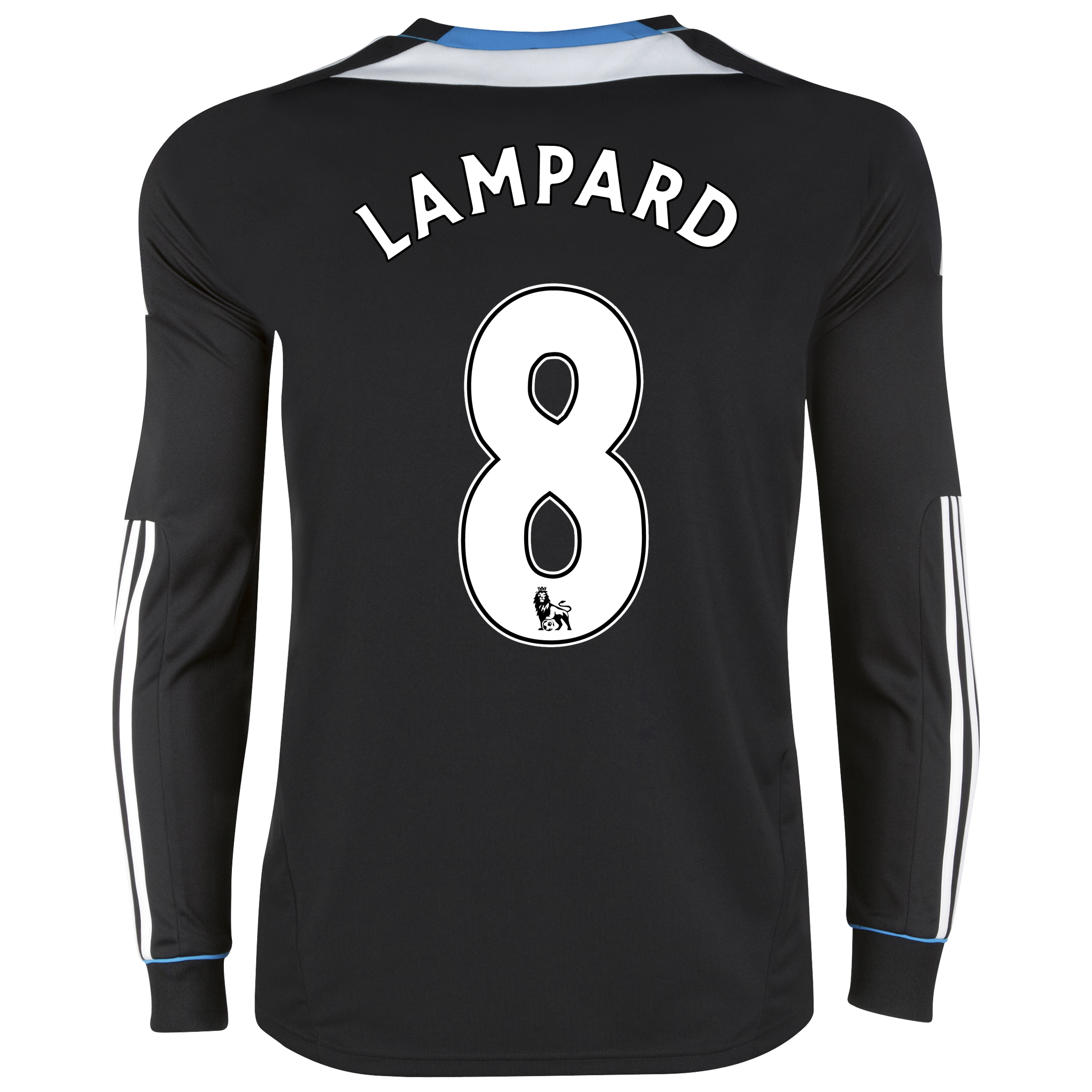 Chelsea Away Shirt 201112 Long Sleeve with Lampard 8 printing