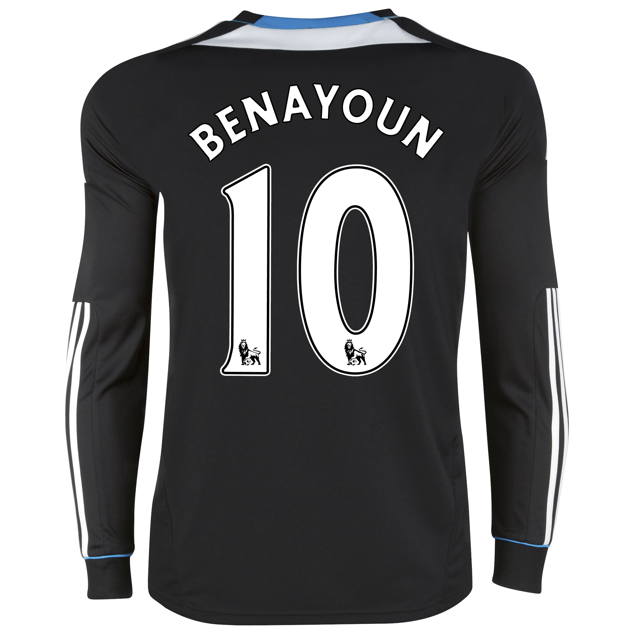 Chelsea Away Shirt 201112 Long Sleeve with Benayoun 10 printing