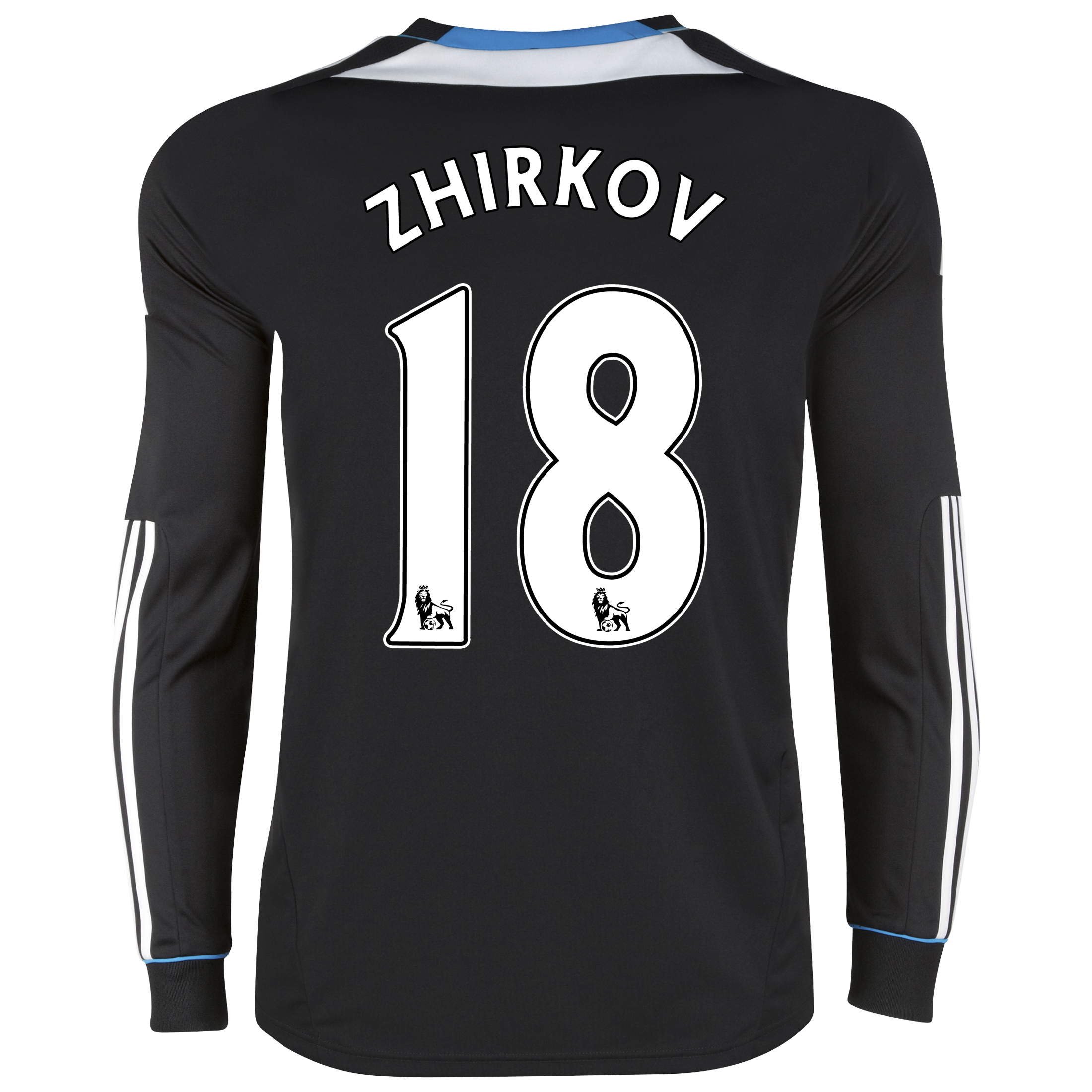Chelsea Away Shirt 201112 Long Sleeve with Zhirkov 18 printing