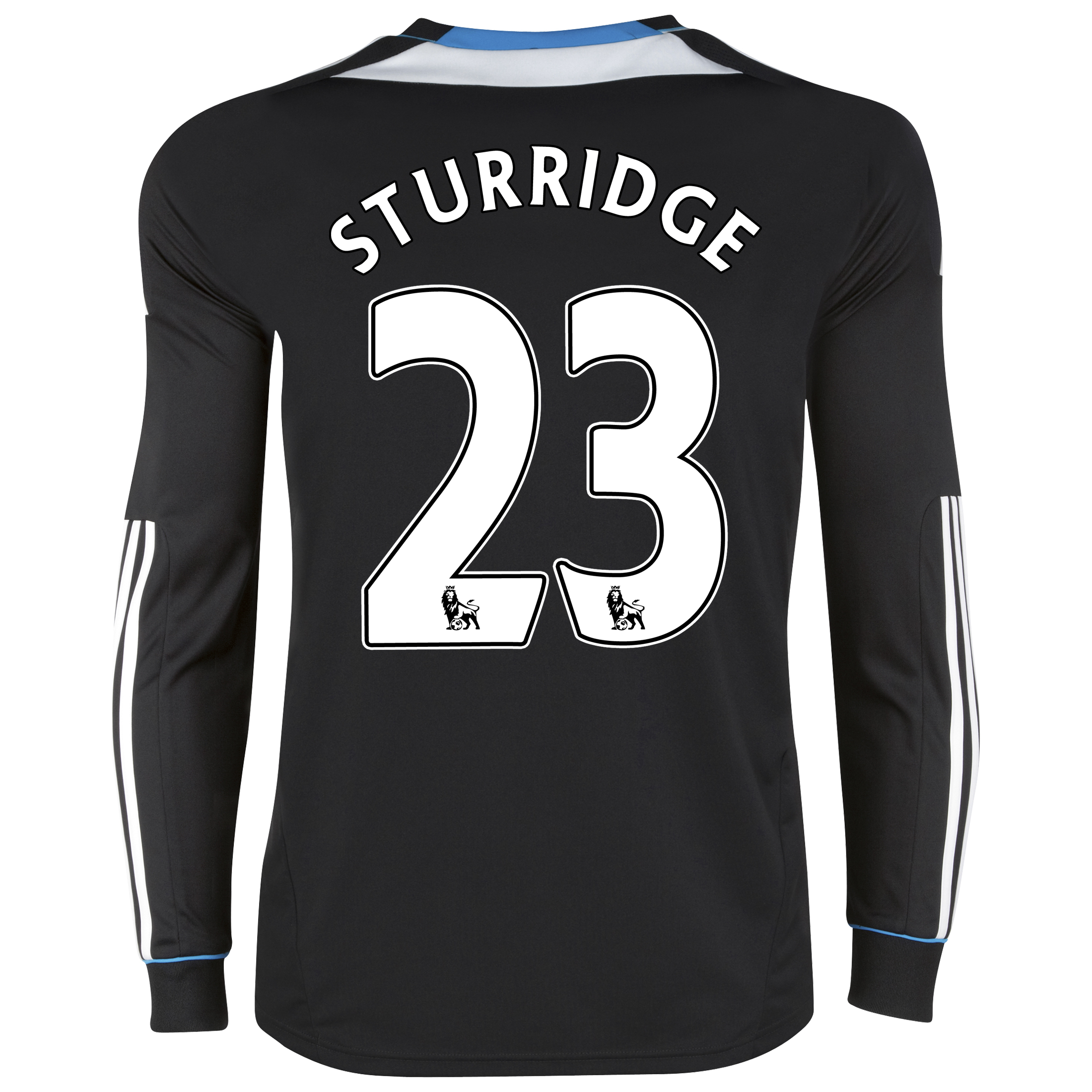 Chelsea Away Shirt 201112 Long Sleeve with Sturridge 23 printing