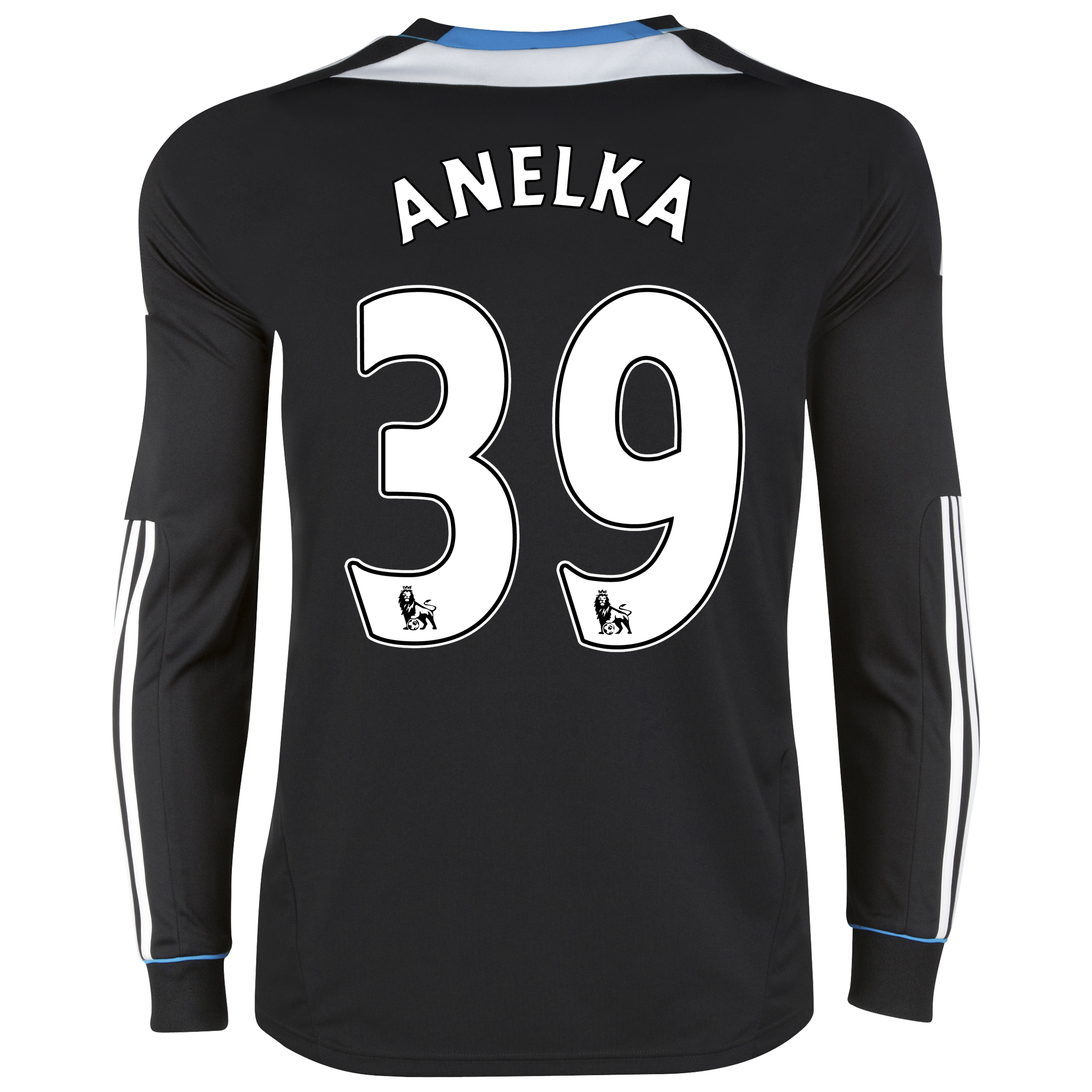 Chelsea Away Shirt 201112 Long Sleeve with Anelka 39 printing