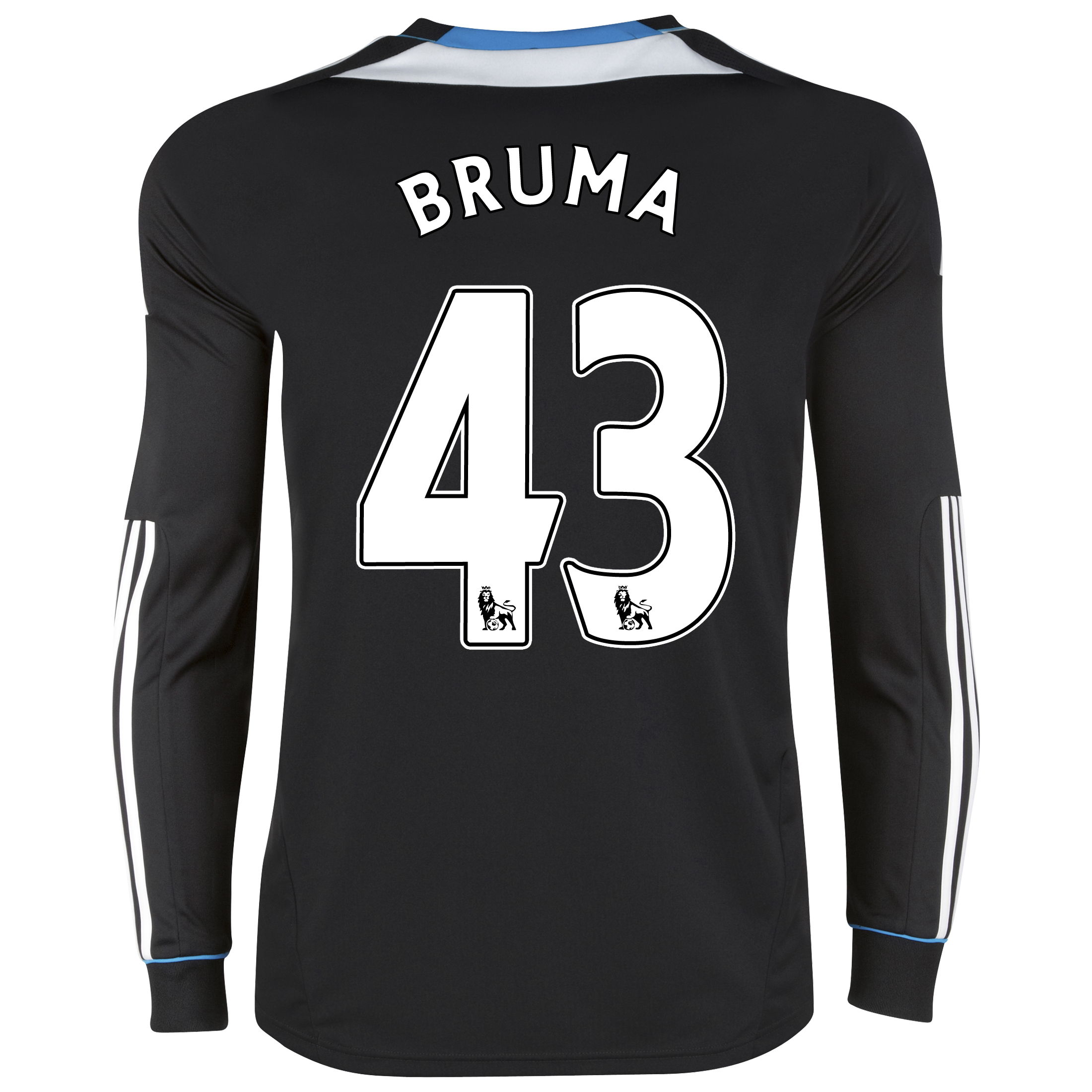 Chelsea Away Shirt 201112 Long Sleeve with Bruma 43 printing